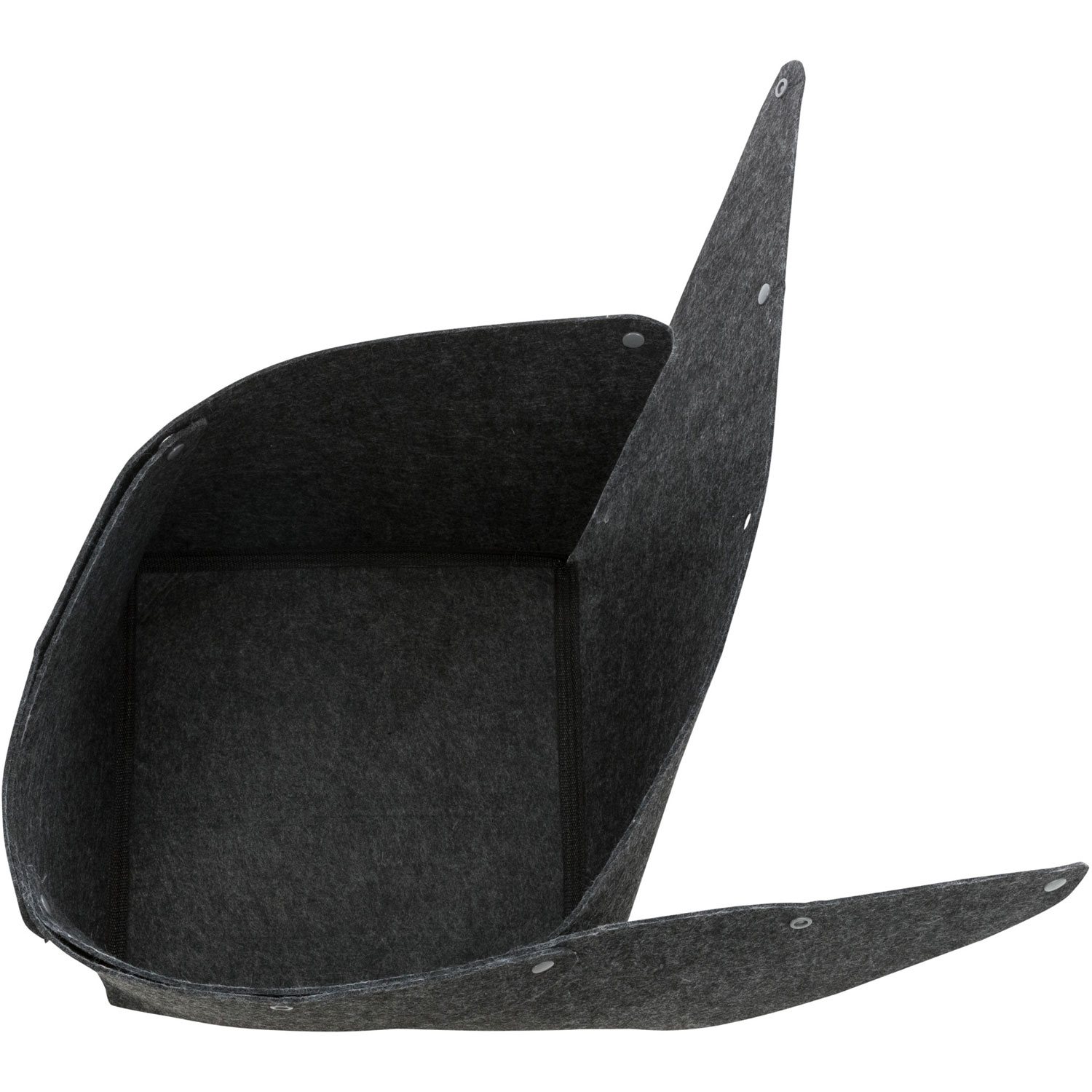 Cama Harvey, ø 33 × 27 cm, antracita/Blanco-Negro