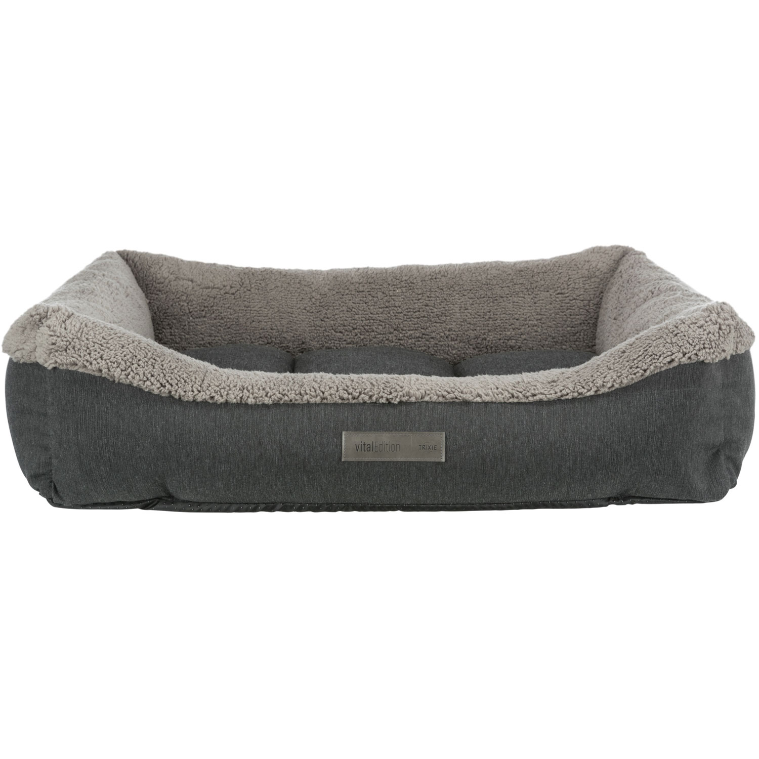 Cama vital Bendson, 90 × 60 cm, Gris oscuro/Gris claro