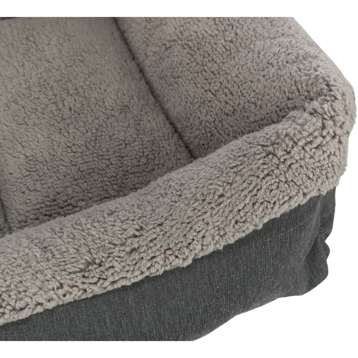 Cama vital Bendson, 90 × 60 cm, Gris oscuro/Gris claro