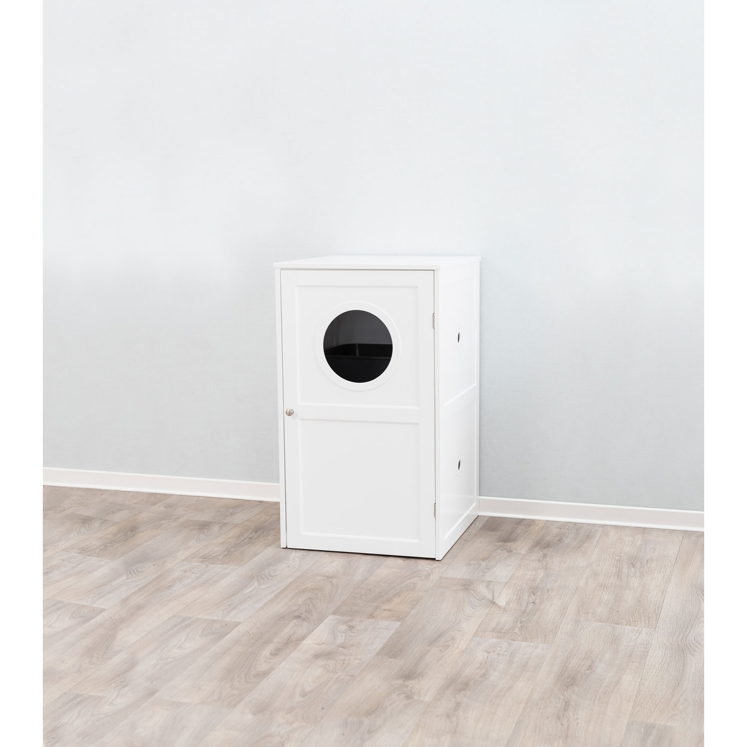 Casa para Gatos con 2 Pisos, 53 × 90 × 58 cm, Blanco