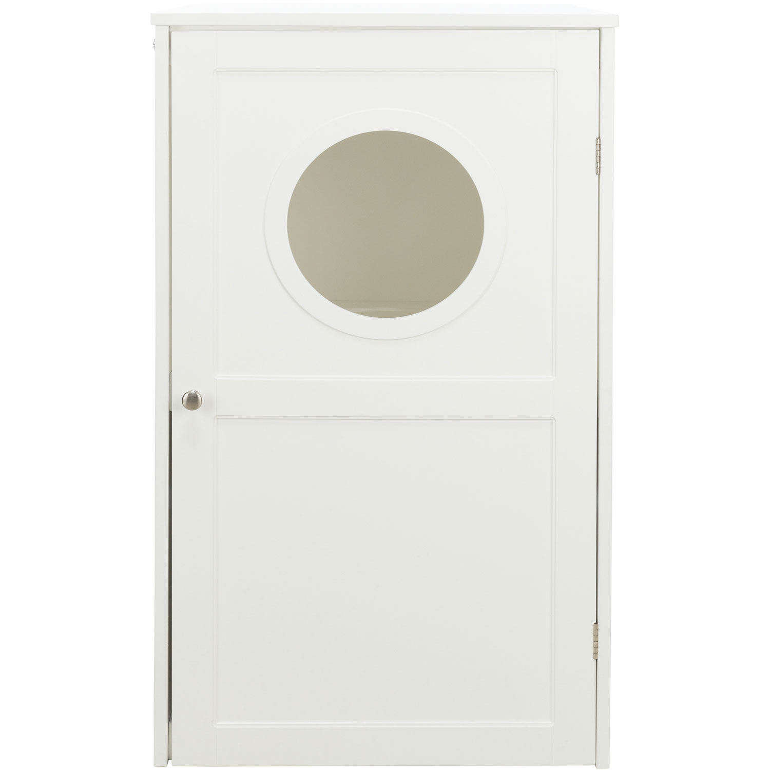 Casa para Gatos con 2 Pisos, 53 × 90 × 58 cm, Blanco