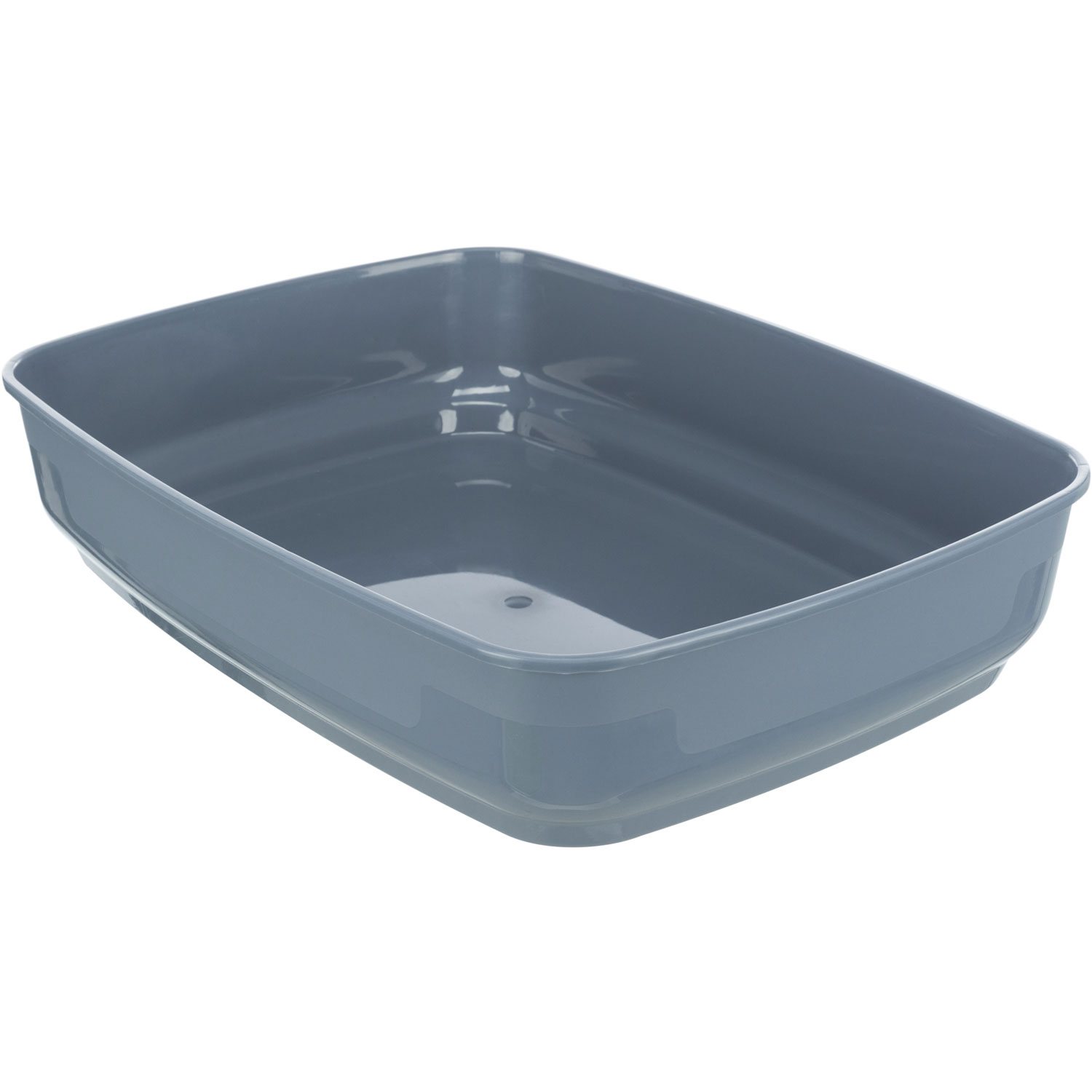 Bandeja Higiénica Delio con Borde, 38 × 20 × 50 cm, Gris/Blanco