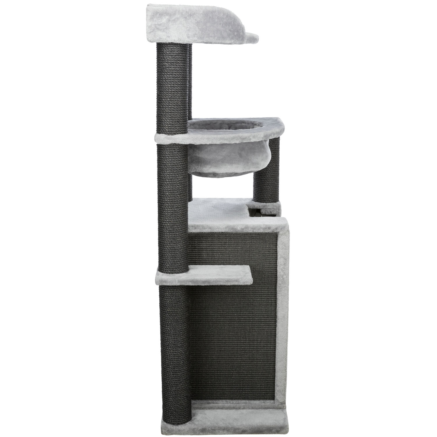 Poste Rascador XXL Leandro, 163 cm, Gris claro