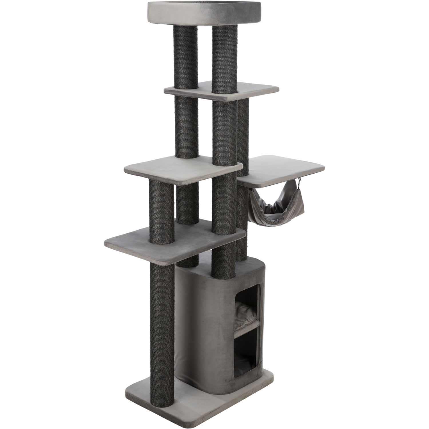 Poste Rascador Cesare, 186 cm, Gris