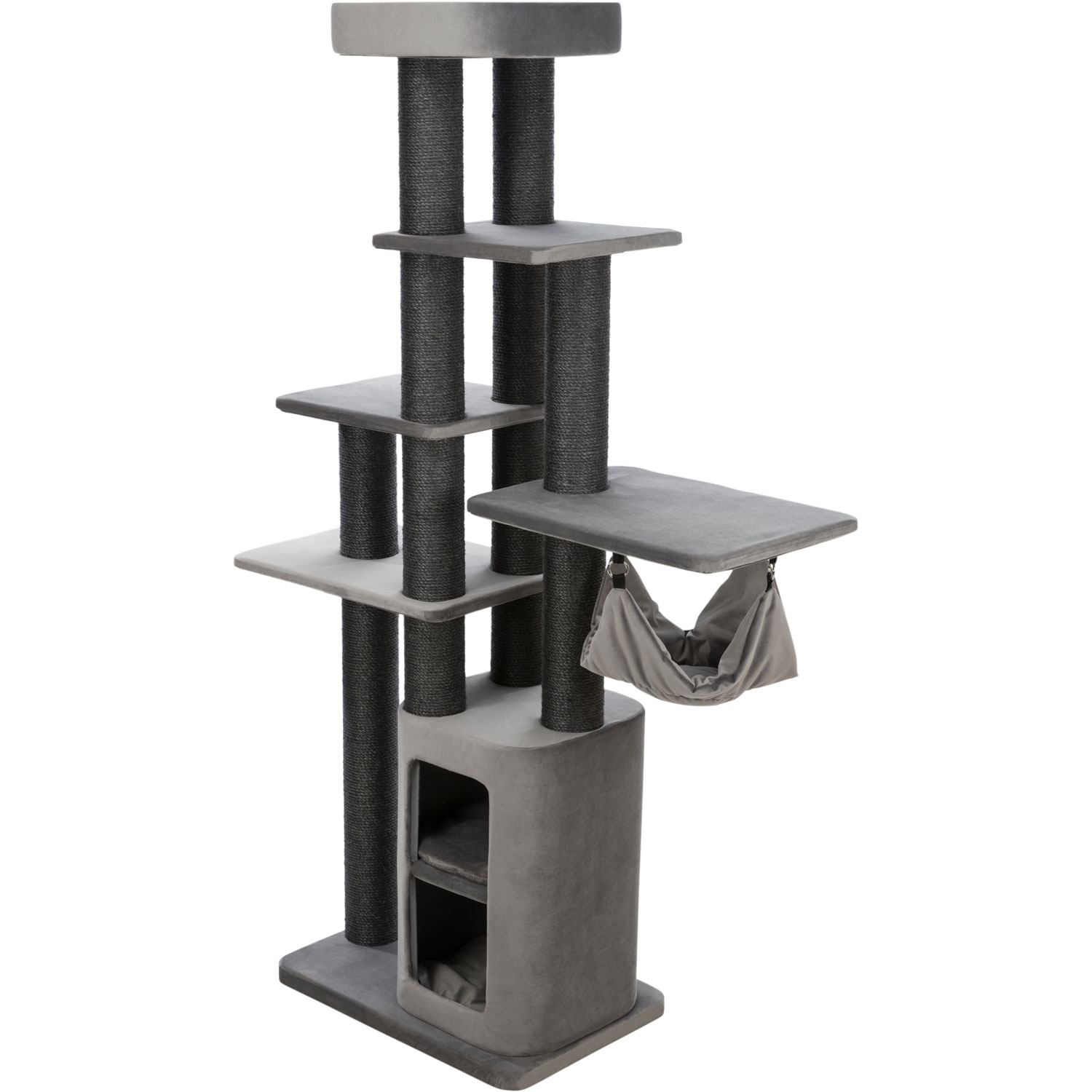 Poste Rascador Cesare, 186 cm, Gris