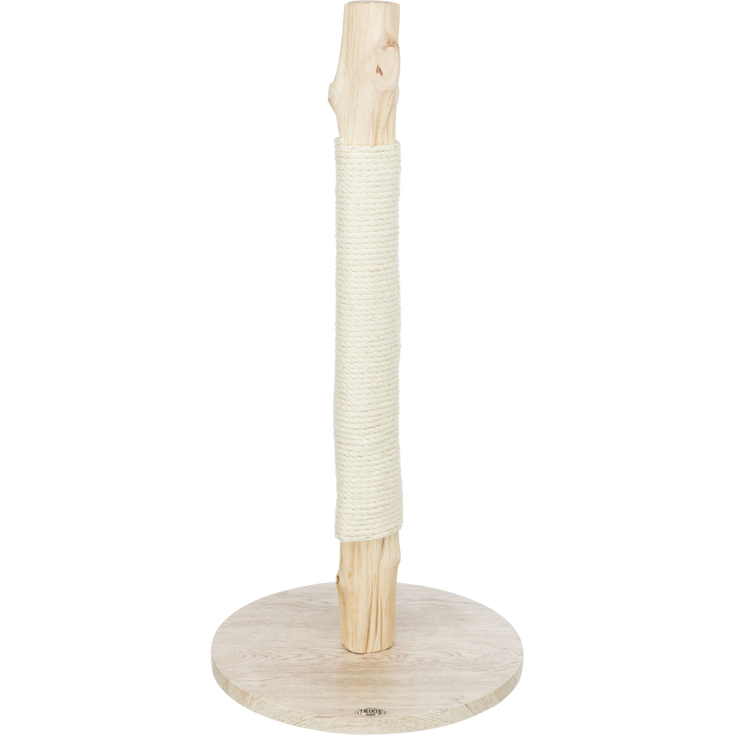 Poste rascador, madera natural, 93 cm, Beige