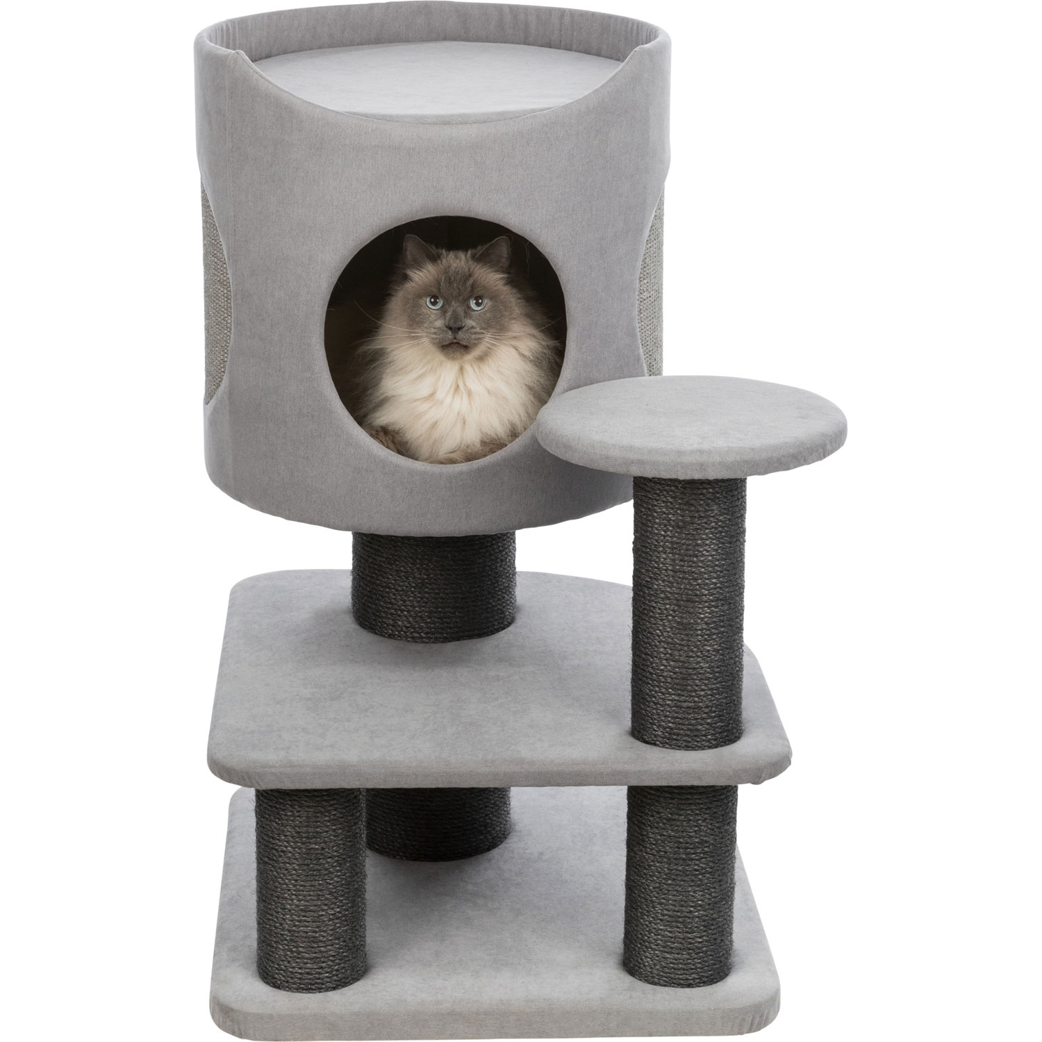 Poste Rascador XXL Tazio, 97 cm, Gris
