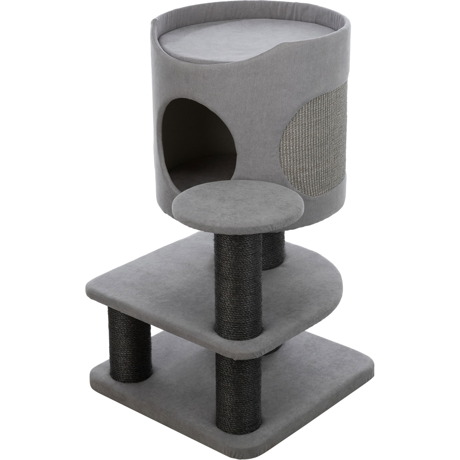 Poste Rascador XXL Tazio, 97 cm, Gris