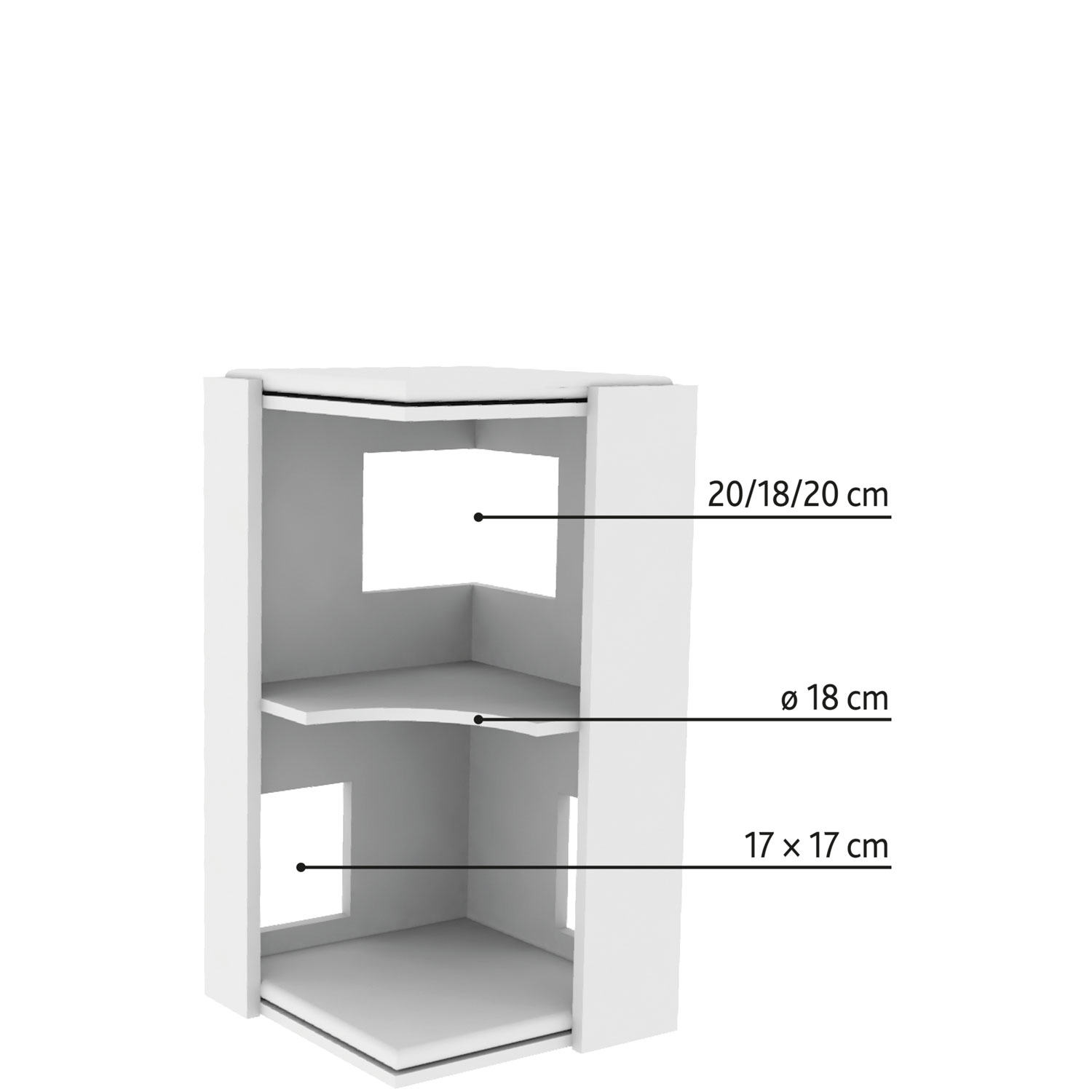 Torre Rascador Gabriel, 78 cm, Gris