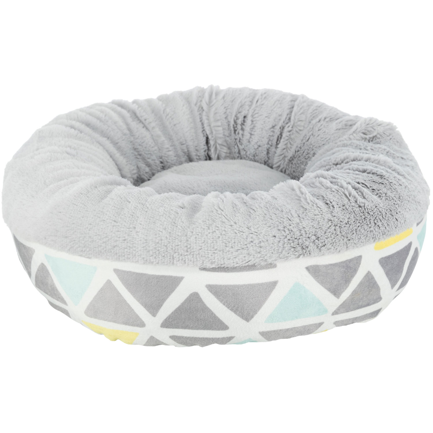 Cama de peluche Bunny, ø 35 × 13 cm, Colorido/Gris