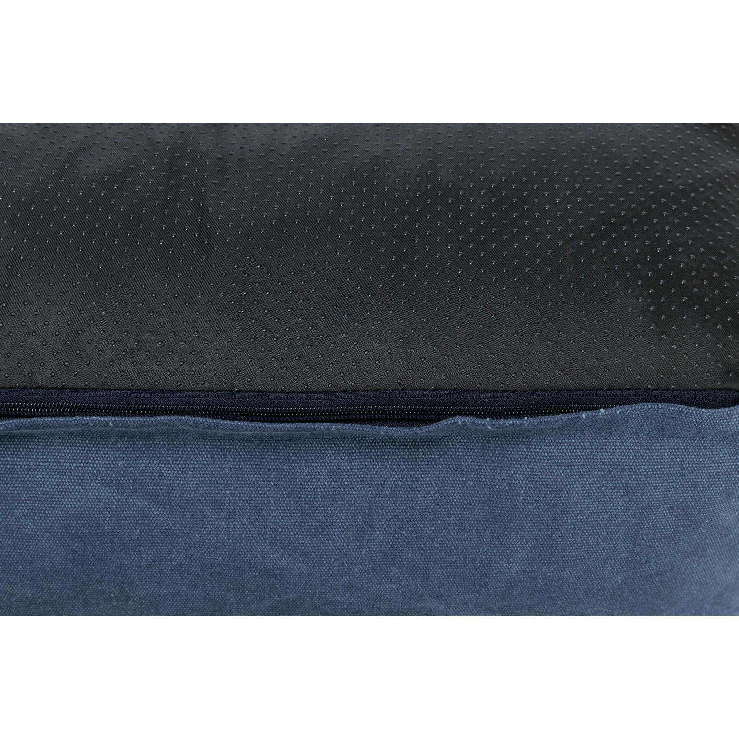 BE NORDIC Cojín Föhr, 80 × 60 cm, Azul oscuro