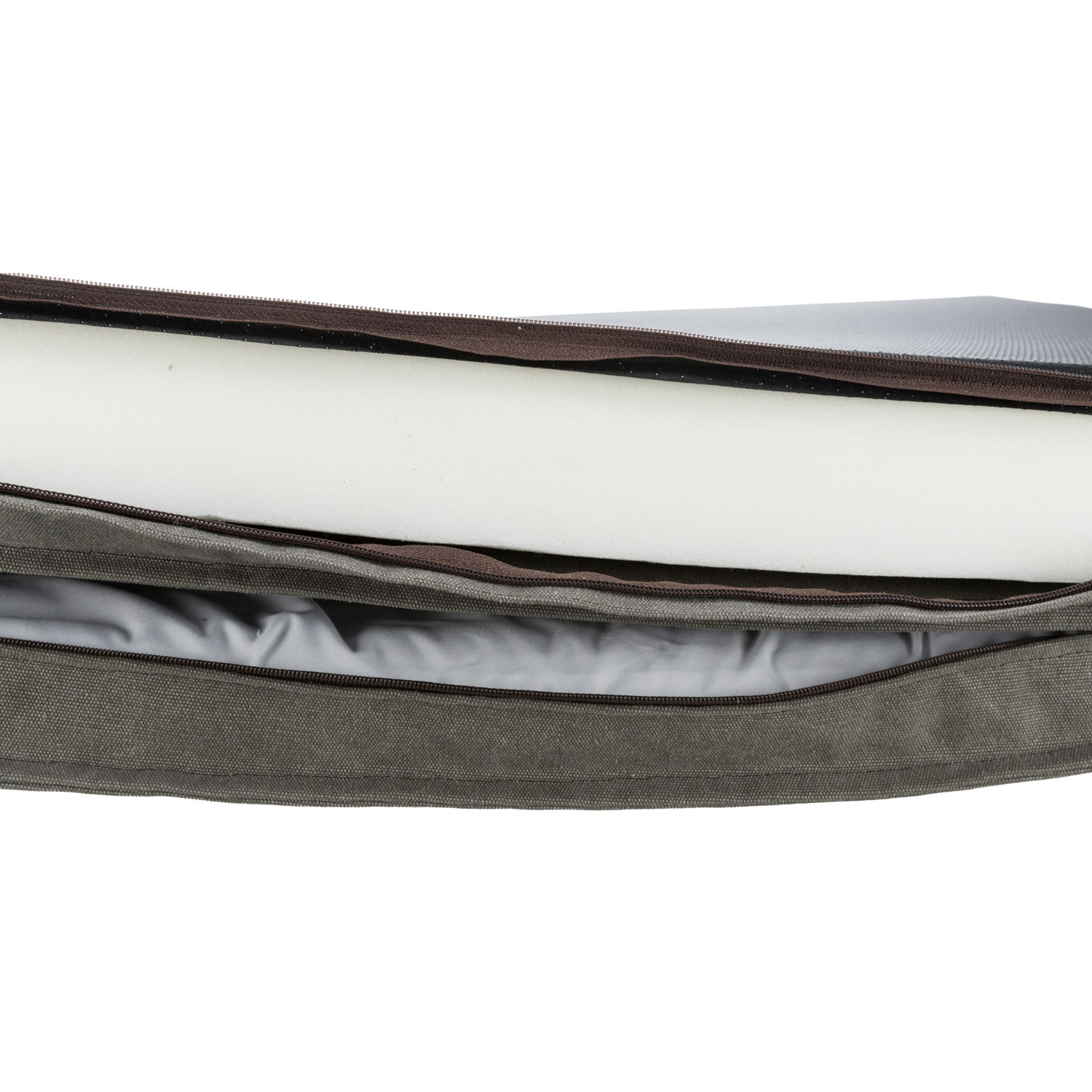 BE NORDIC Colchón Föhr, 80 × 60 cm, Gris oscuro