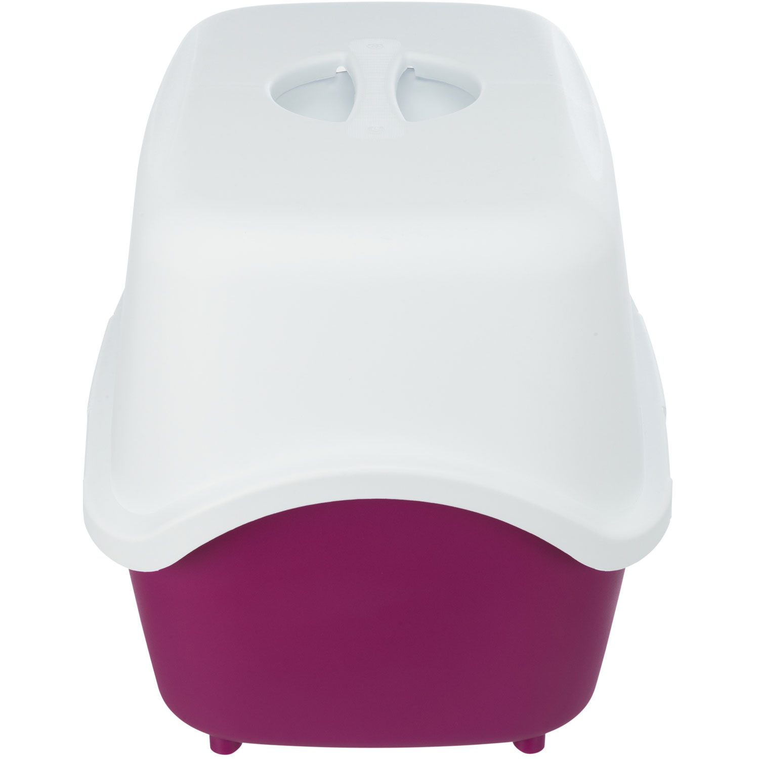 Bandeja Higiénica Vico, 40 × 40 × 56 cm, Morado/Blanco