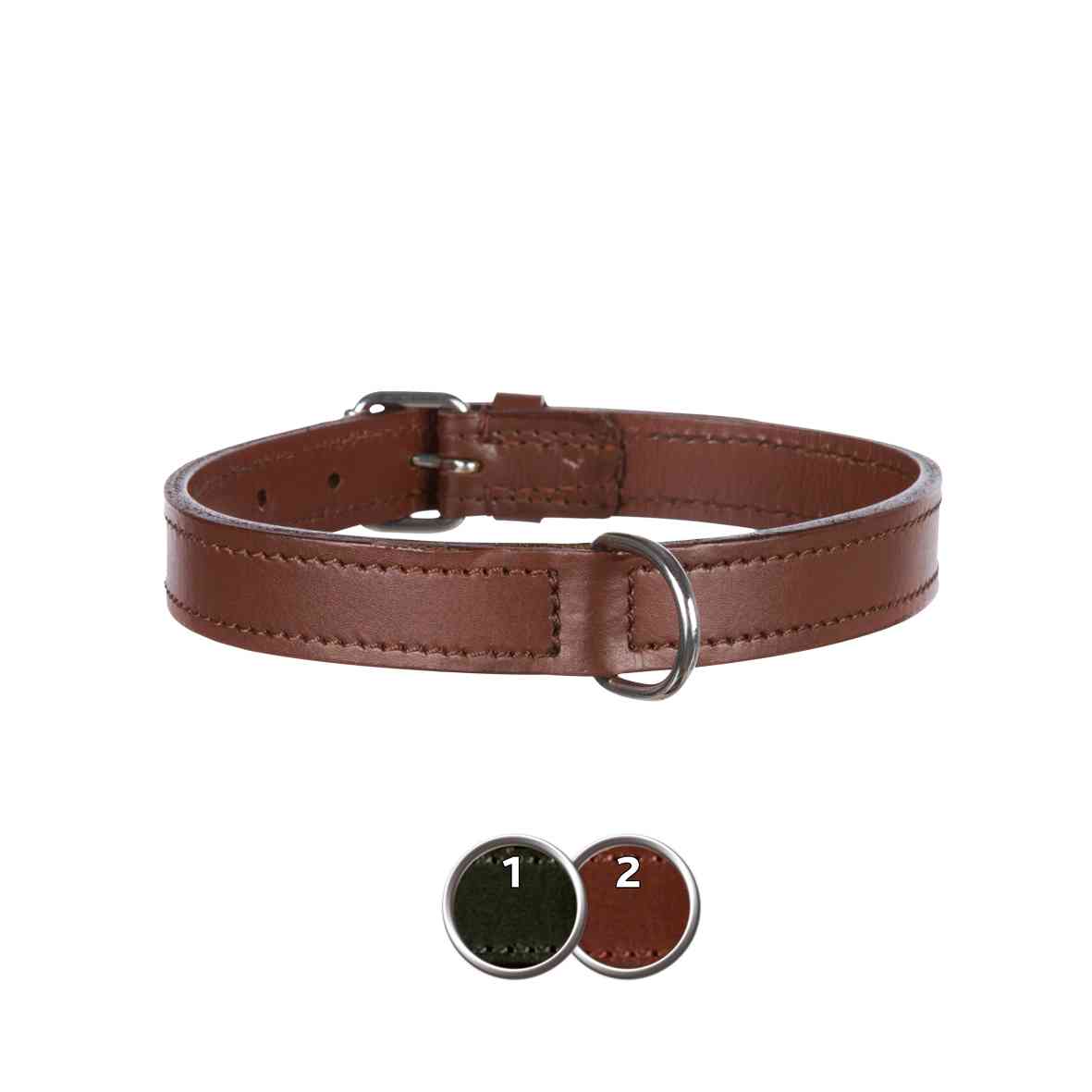 Collar Active, XS-S, 27-32 cm/14 mm, Coñac