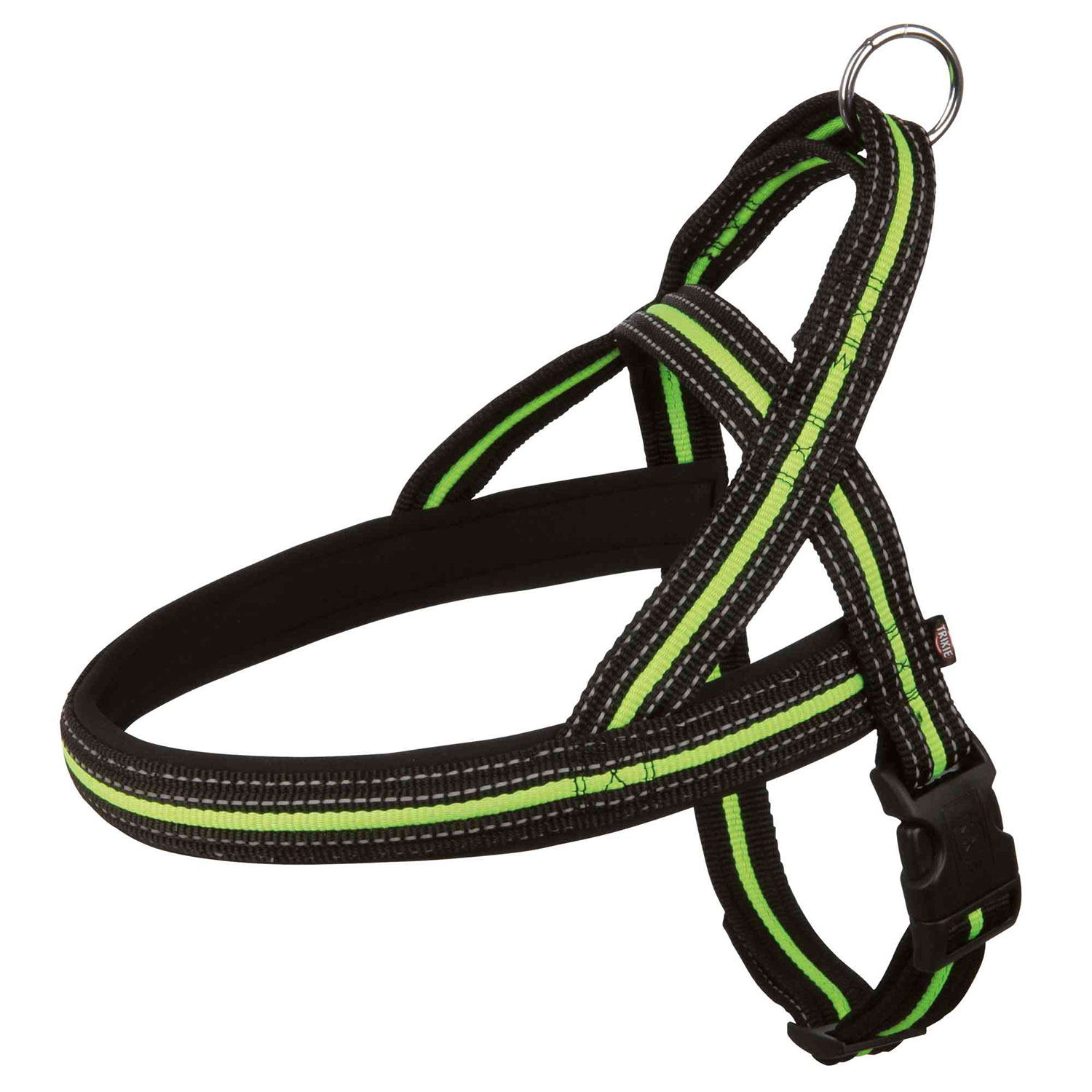 Arnés Noruego Fusion, S-M, 30-50 cm/35 mm, Negro-Verde