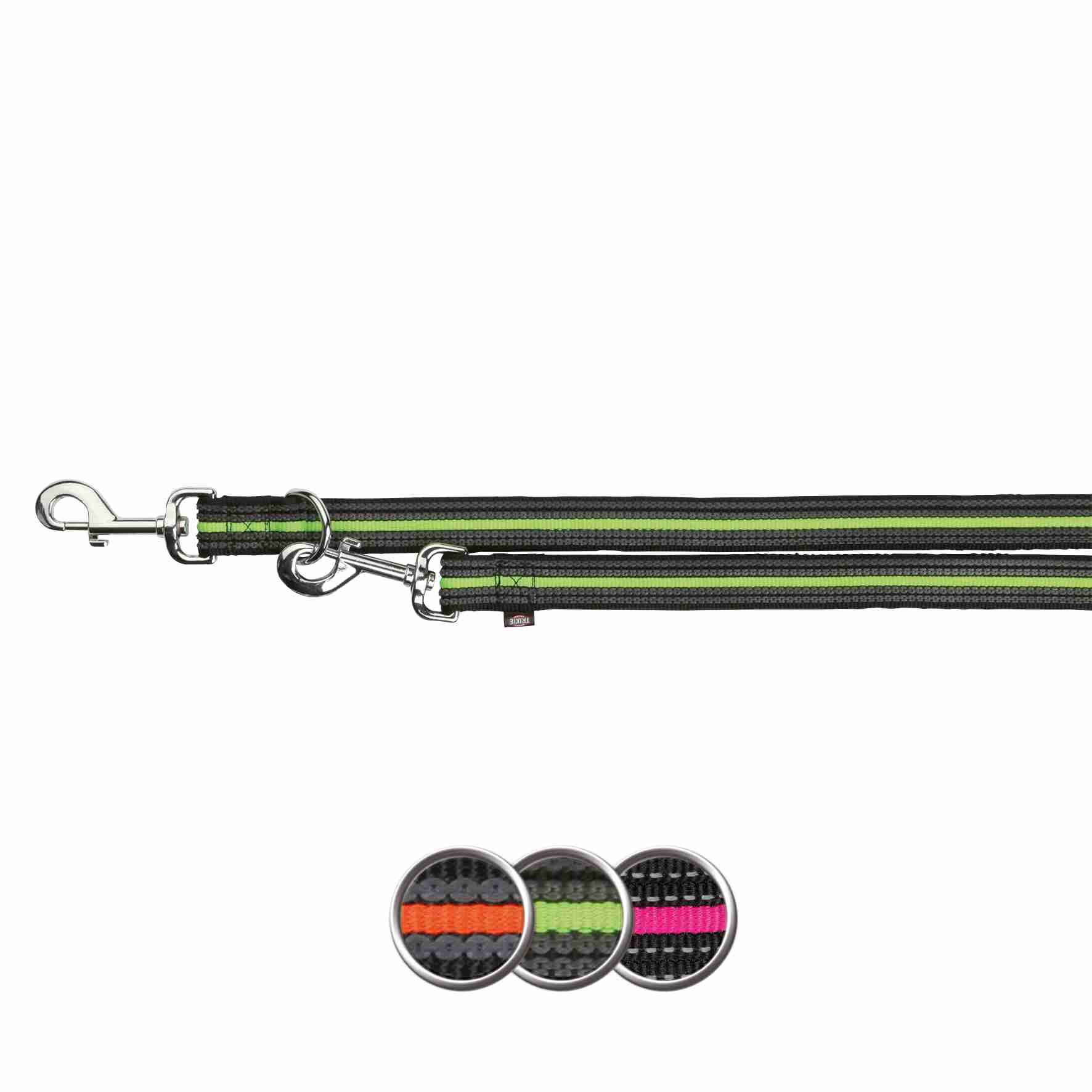 Ramal Fusion, S-L, 2.00 m/17 mm, Negro-Verde