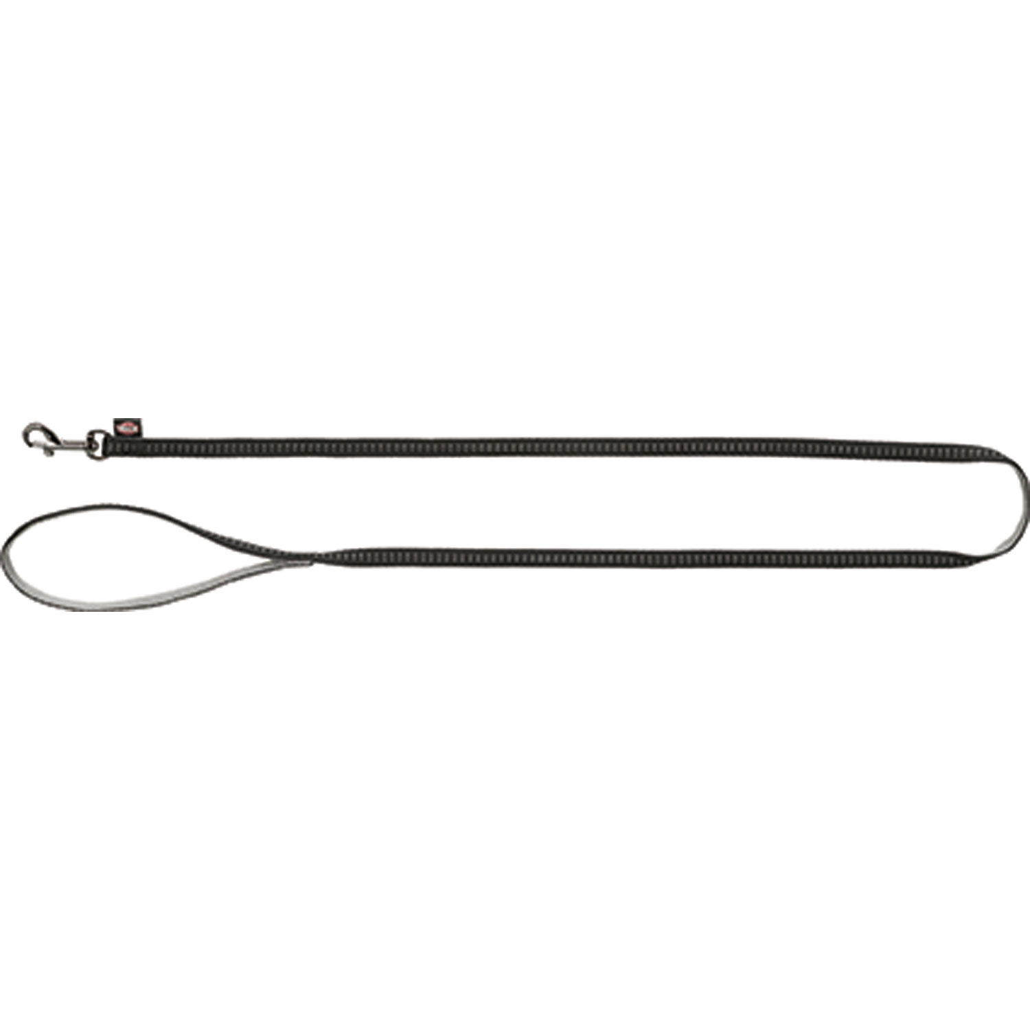 Correa Softline Elegance, XS: 1.20 m/10 mm, Negro/Grafito