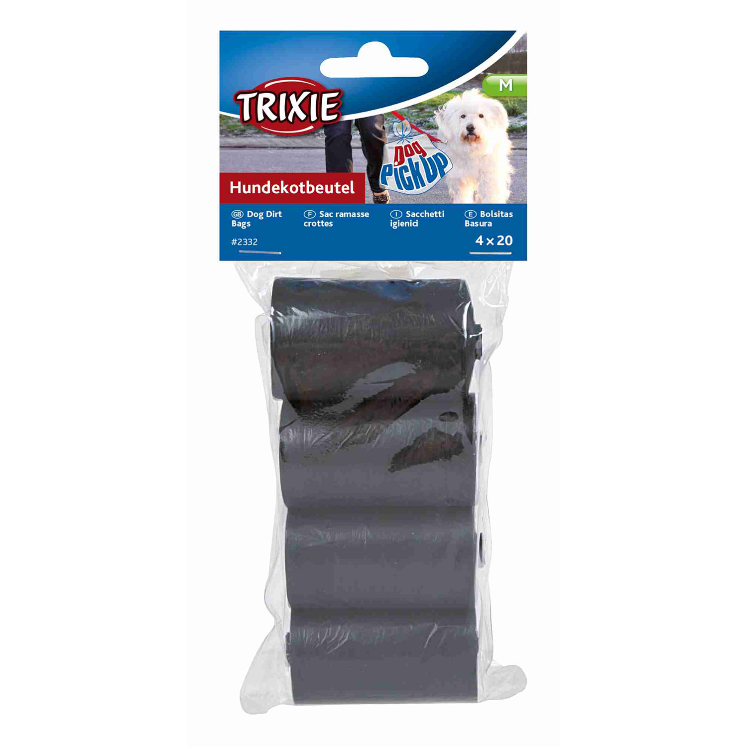 4 Rollos de 20 bolsas, Negro, refs, 2331/22841/2295
