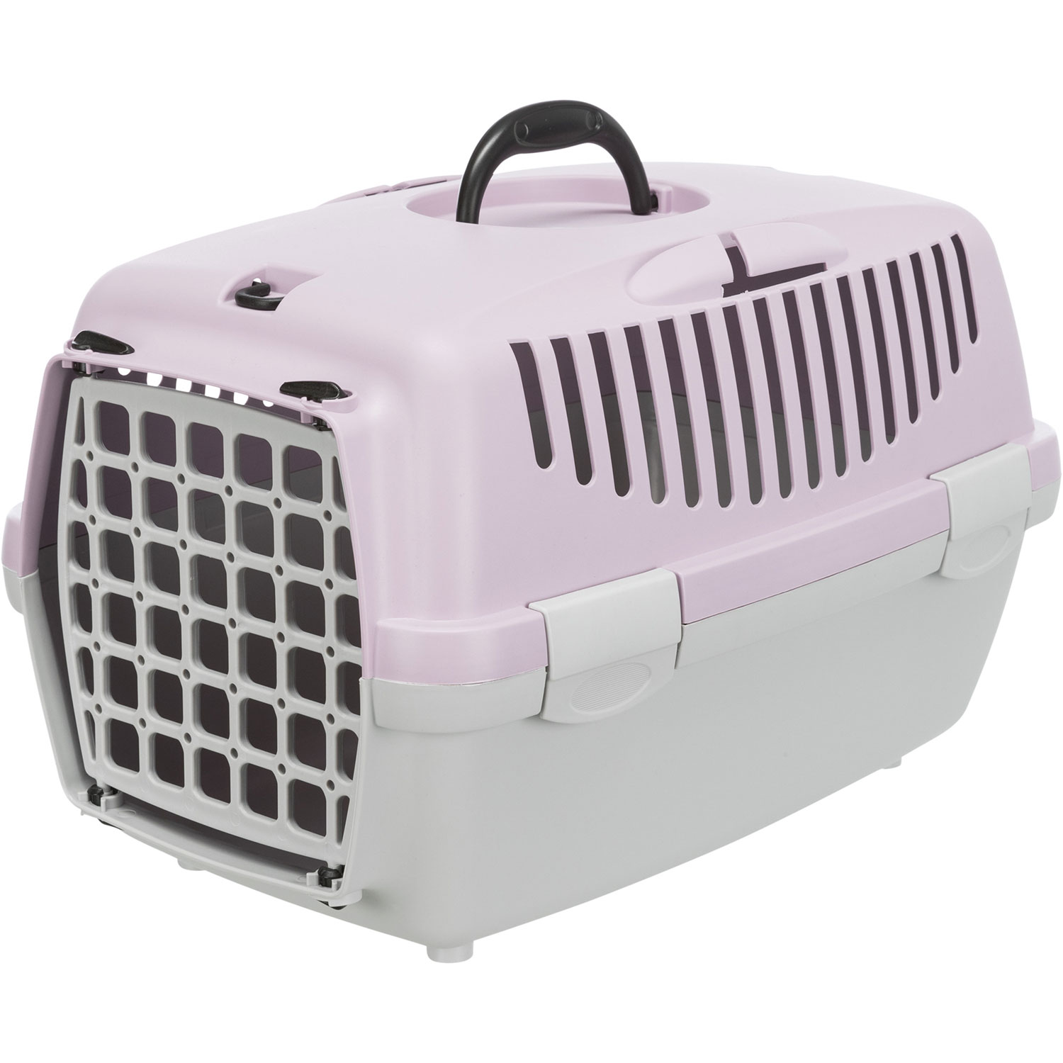 Transportín Capri 1, XS: 32 × 31 × 48 cm, Gris Claro/Lila Claro