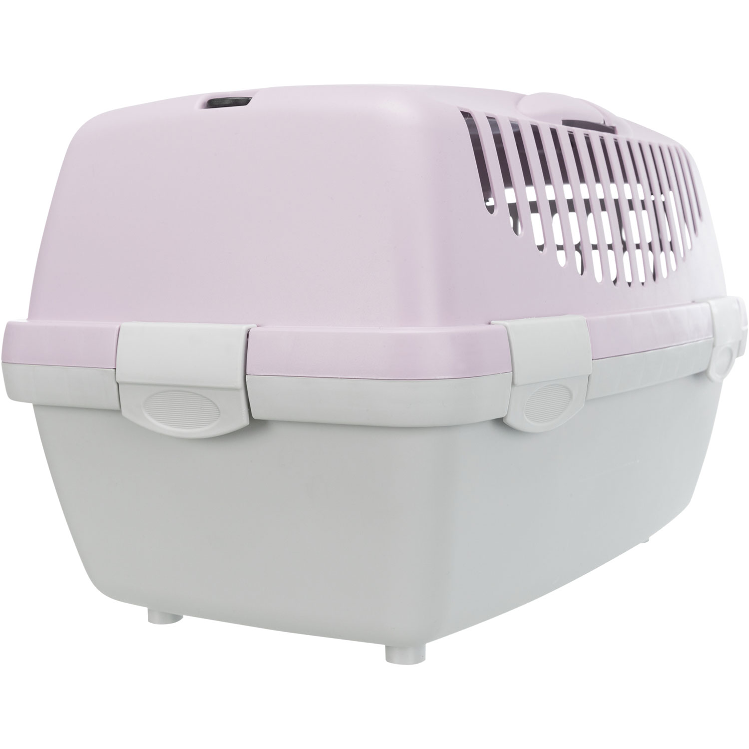 Transportín Capri 1, XS: 32 × 31 × 48 cm, Gris Claro/Lila Claro