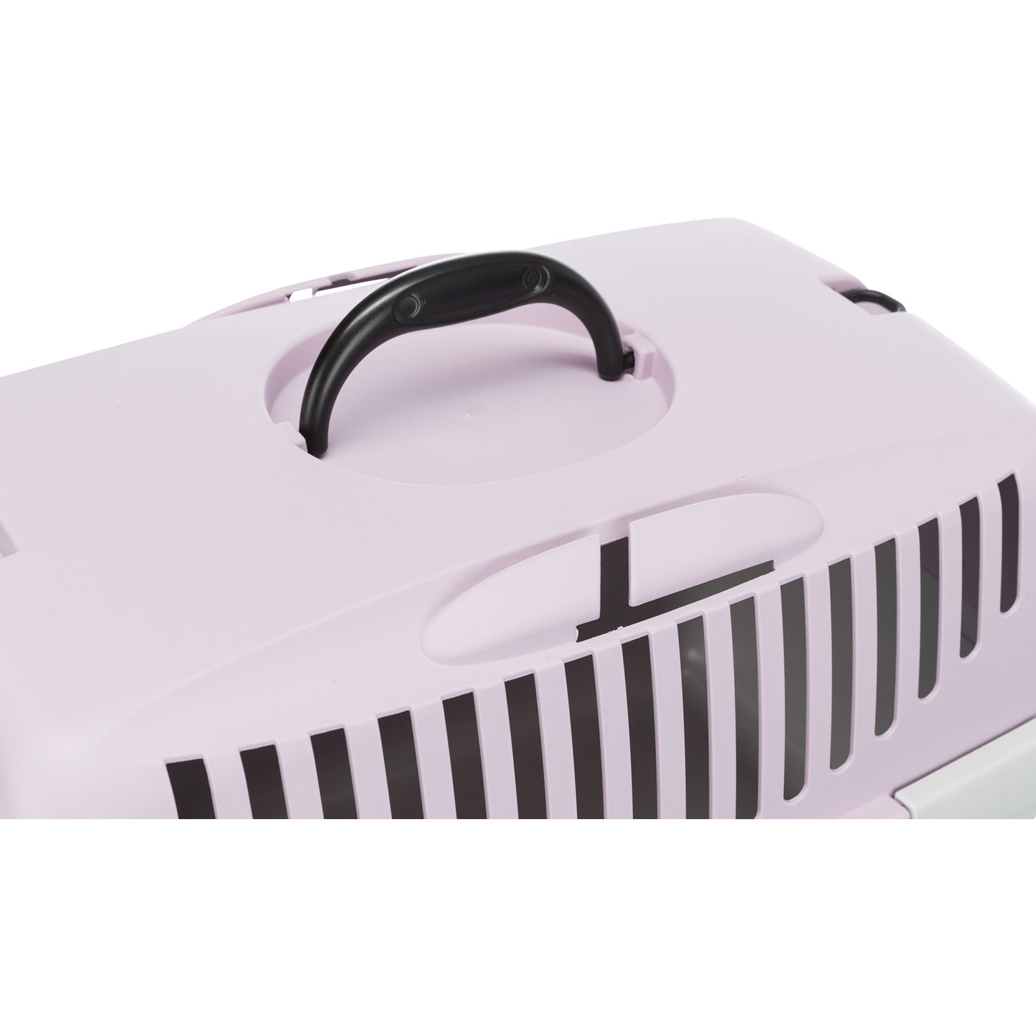 Transportín Capri 1, XS: 32 × 31 × 48 cm, Gris Claro/Lila Claro