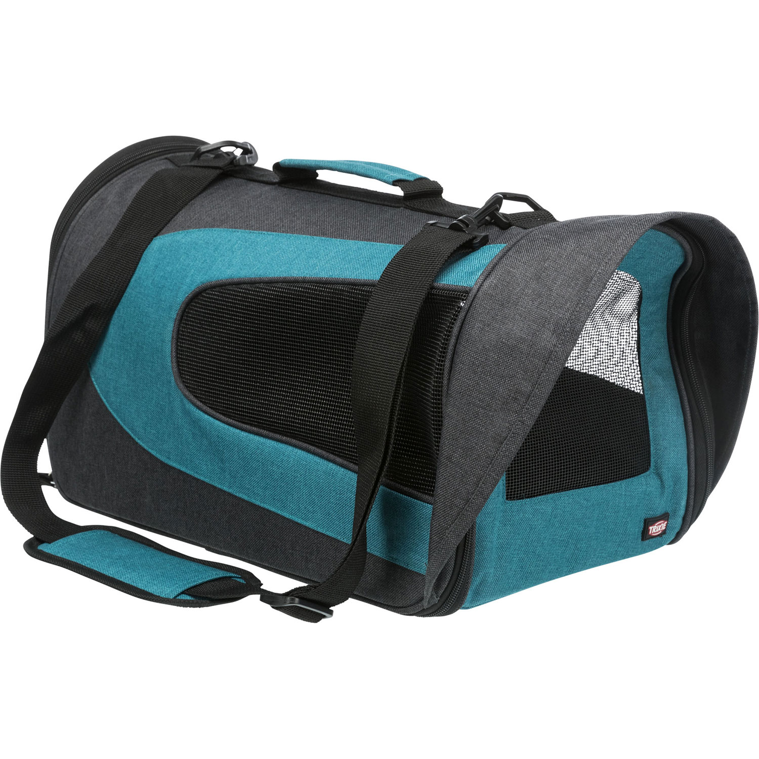 Bolsa Alina, 27 × 27 × 52 cm, Antracita/Petróleo