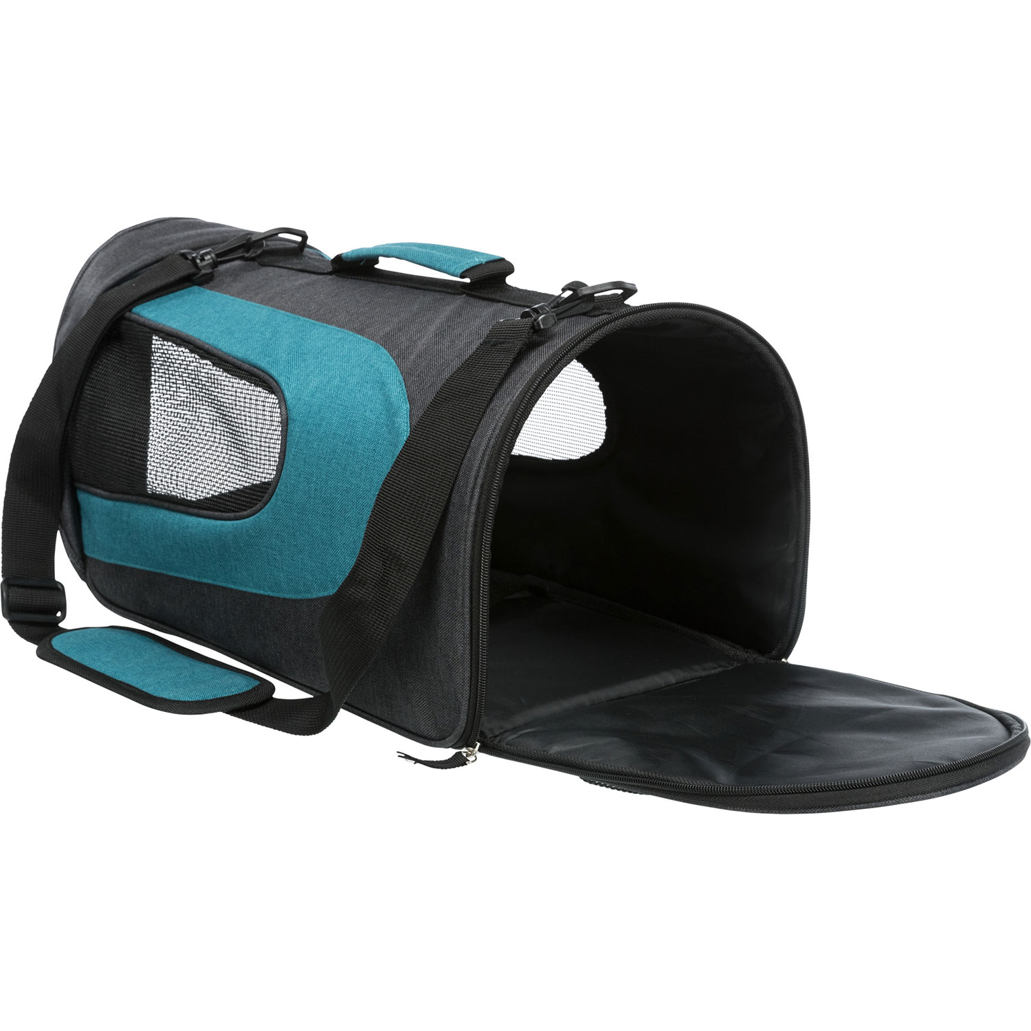 Bolsa Alina, 27 × 27 × 52 cm, Antracita/Petróleo