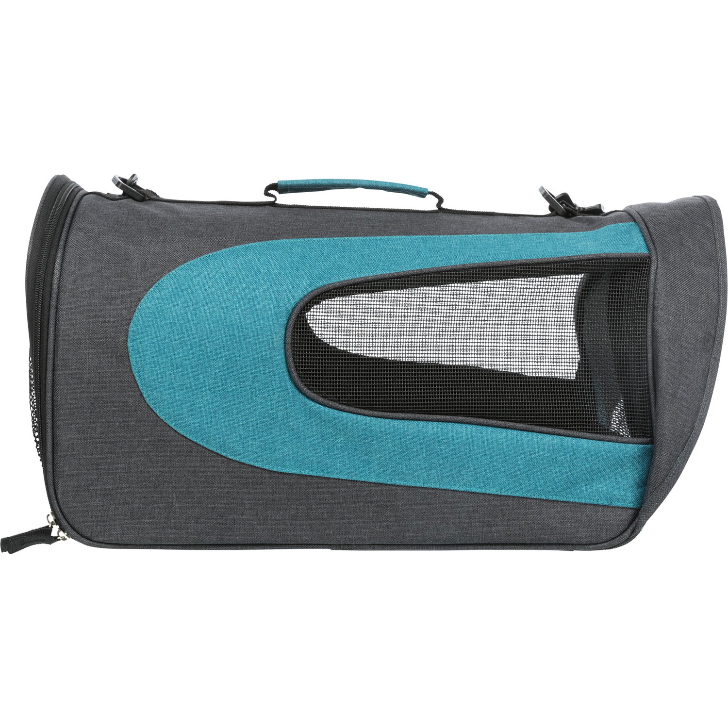 Bolsa Alina, 27 × 27 × 52 cm, Antracita/Petróleo
