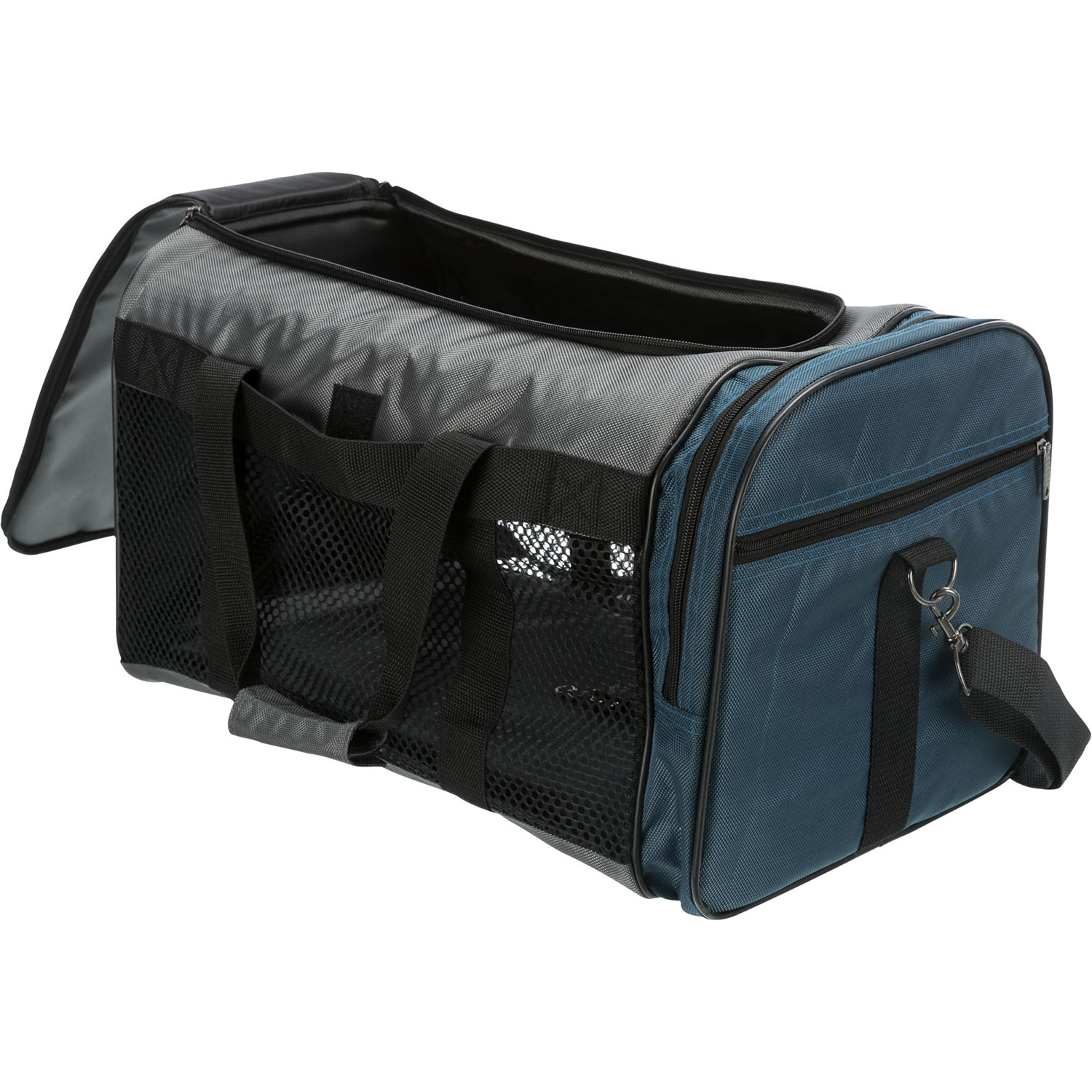 Bolsa Samira, 31 × 32 × 52 cm, Gris/Azul