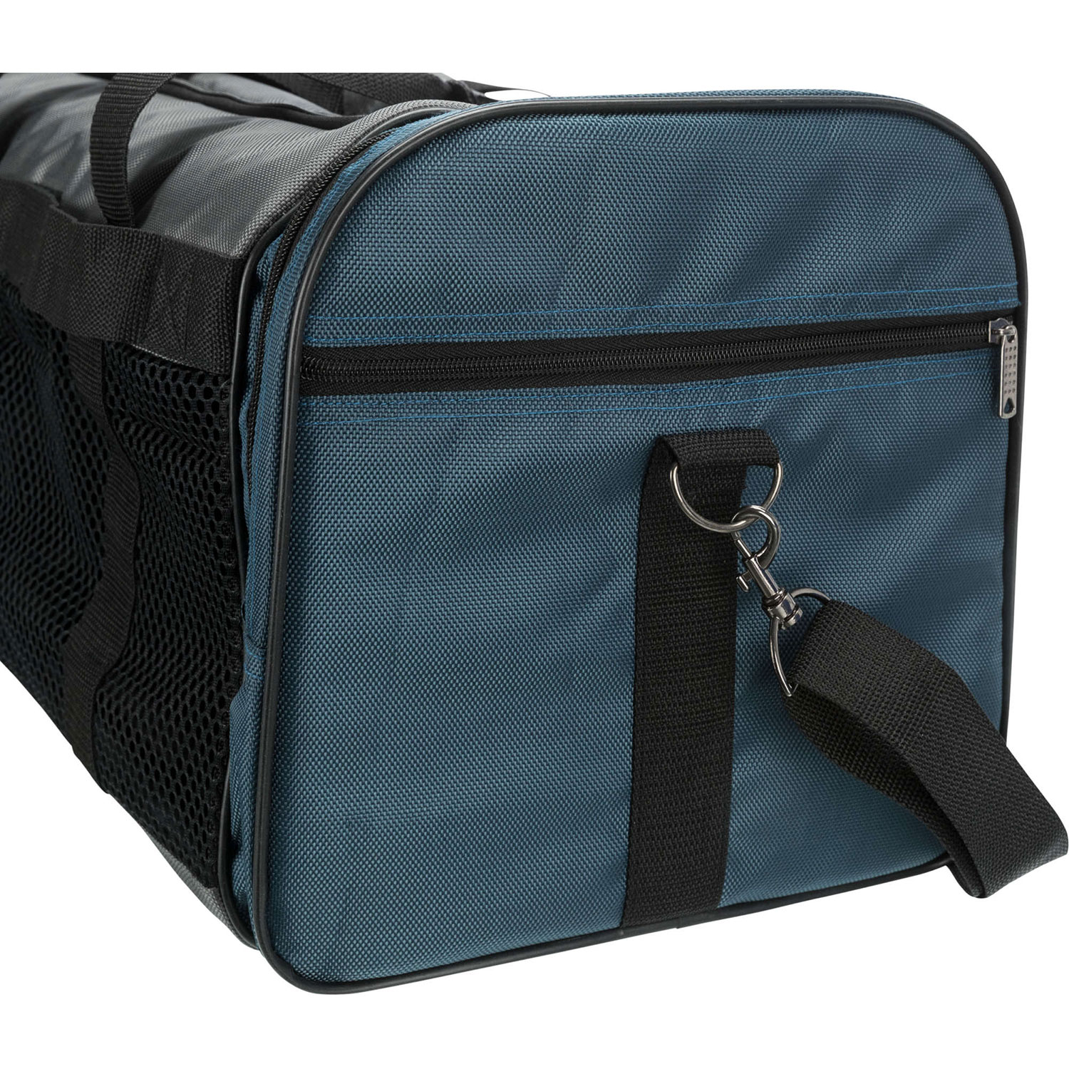 Bolsa Samira, 31 × 32 × 52 cm, Gris/Azul