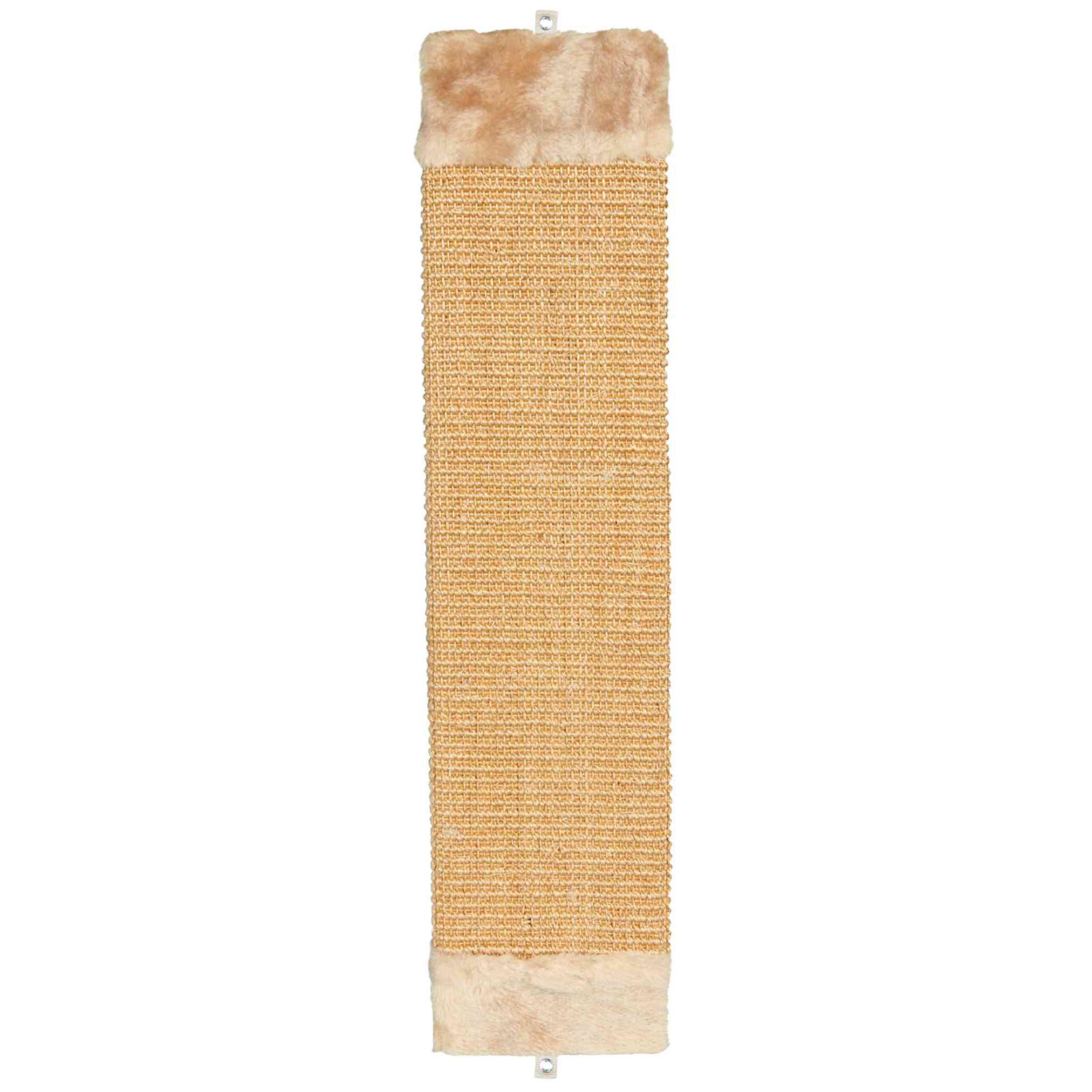 Tabla Rascadora con peluche, 15 x 62 cm, Marrón