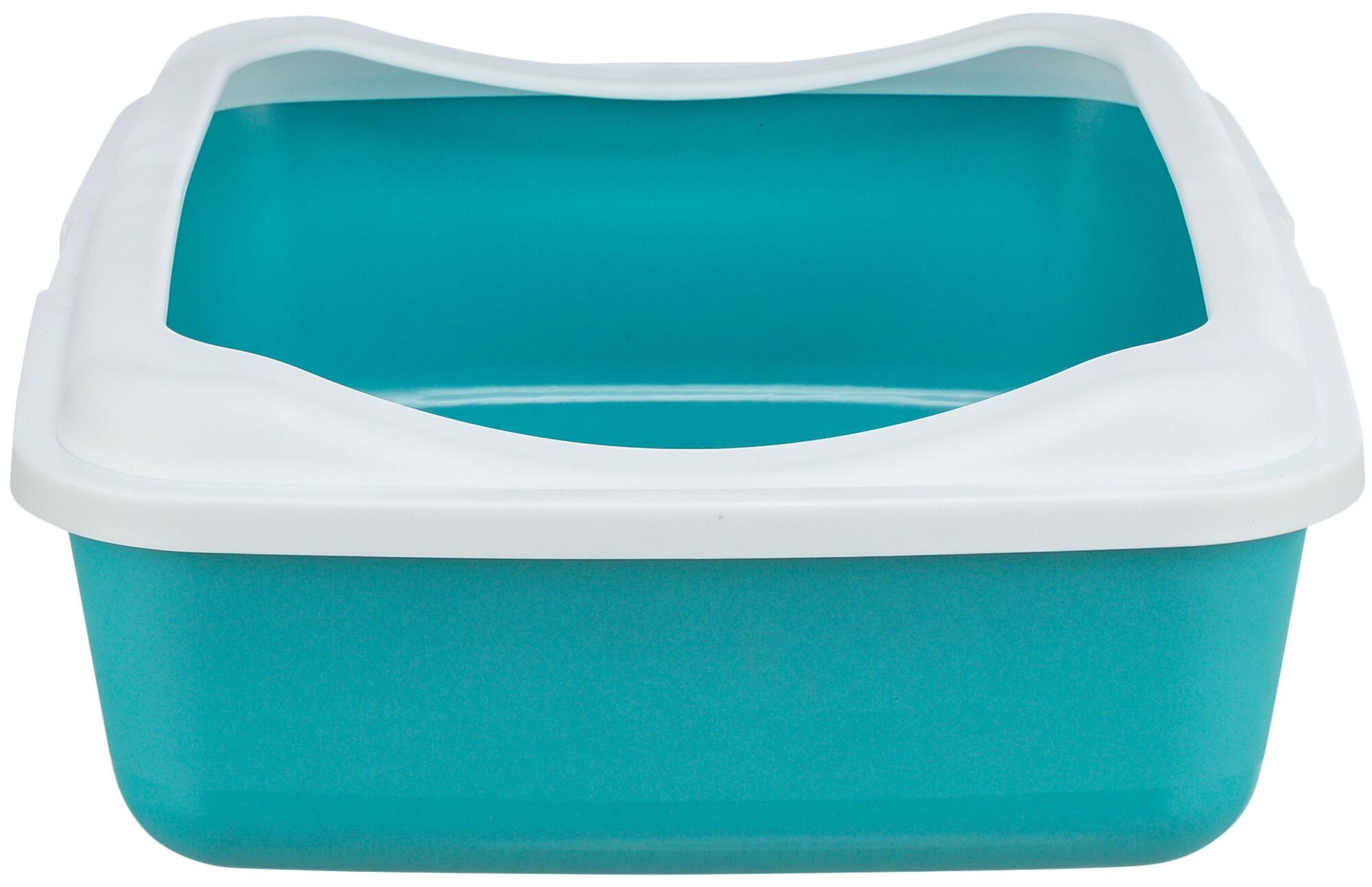 Bandeja Higiénica Classic, 37 × 15 × 47 cm, Azul petróleo/Blanco