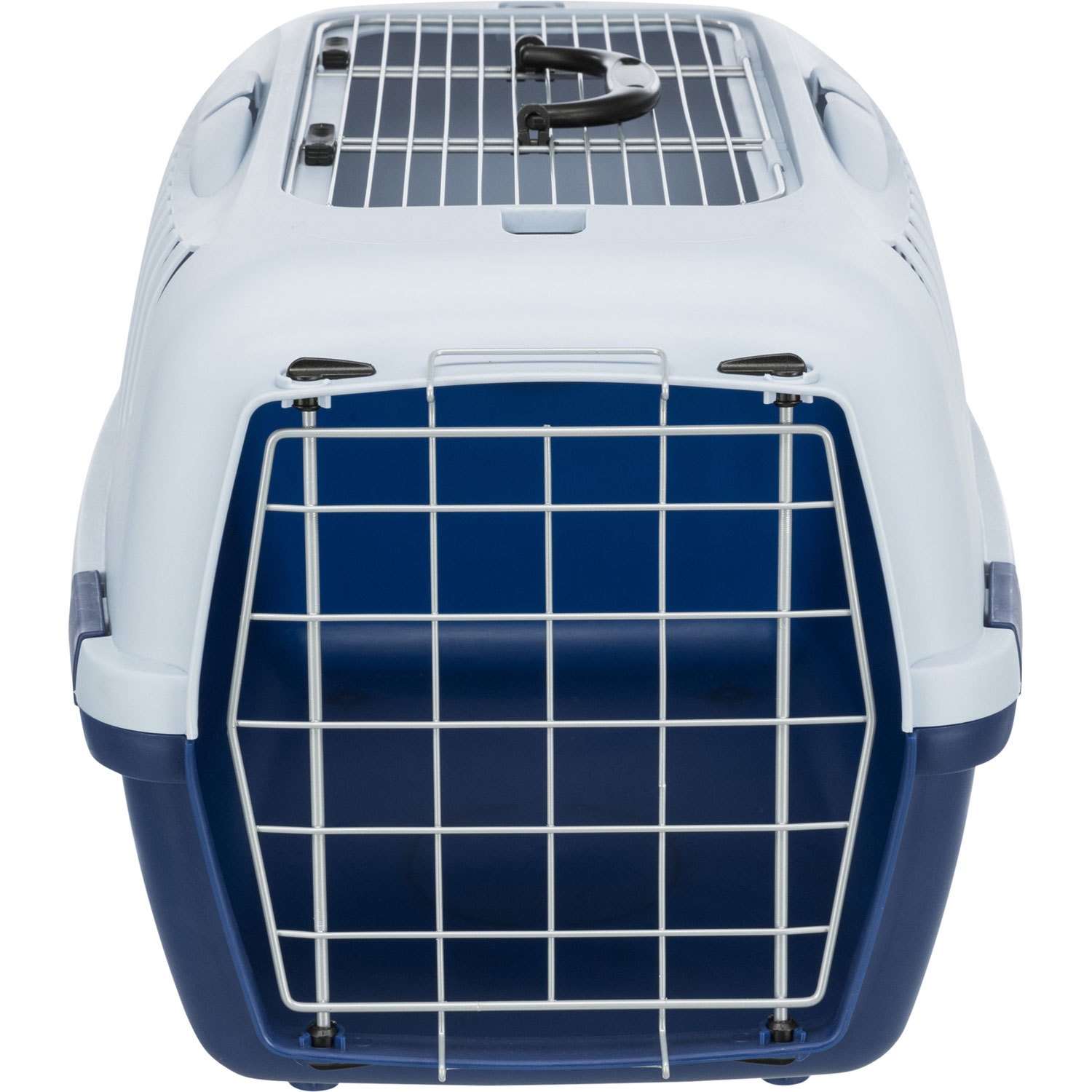 Transportín Capri 3 Open Top, S, 40 × 38 × 61 cm, Azul oscuro/Azul claro