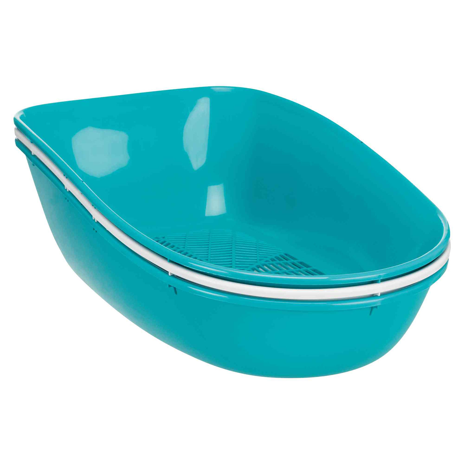 Bandeja Berto Top, Cubierta, 39 × 42 × 59 cm, Azul-Gris-Granate