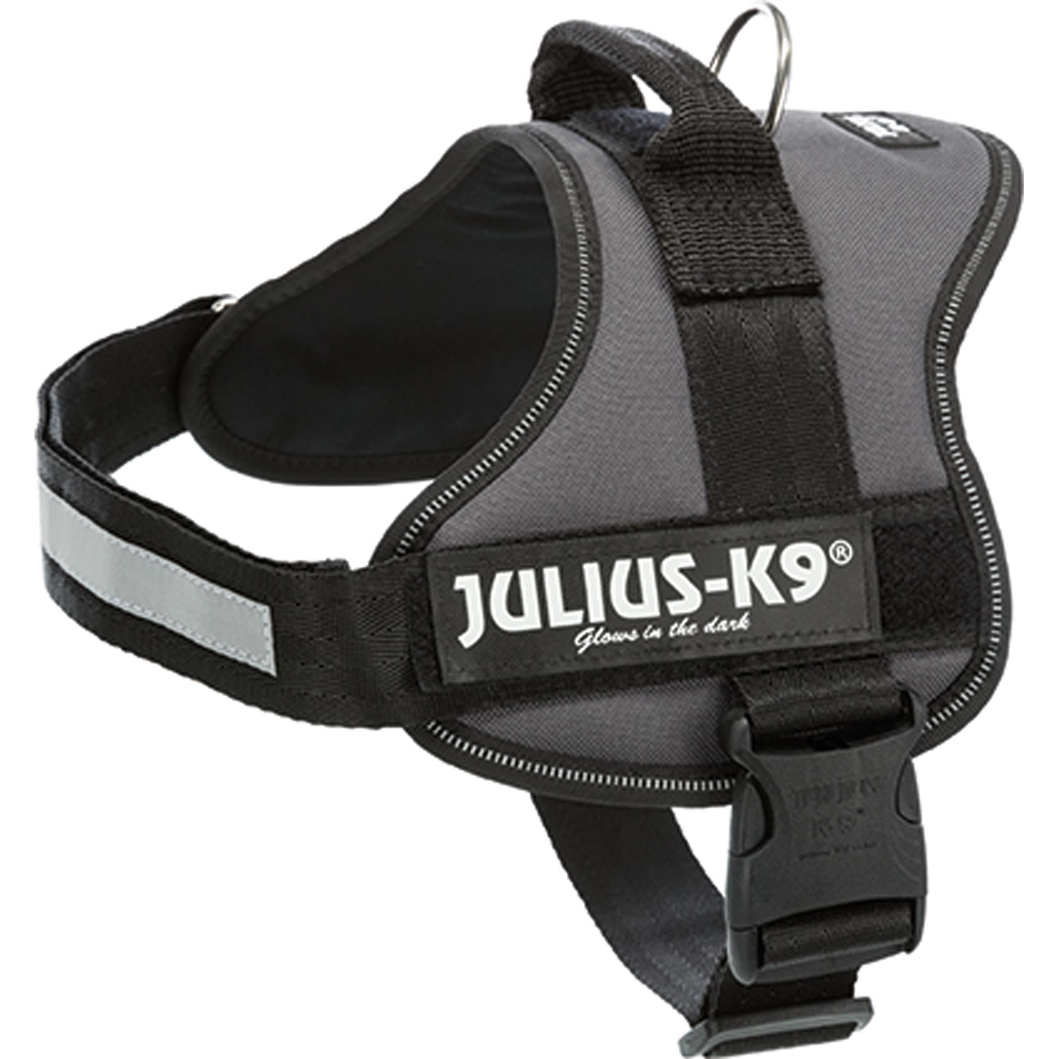 Arnés Julius-K9® Power, 0/M–L: 58–76 cm/40 mm, Antracita