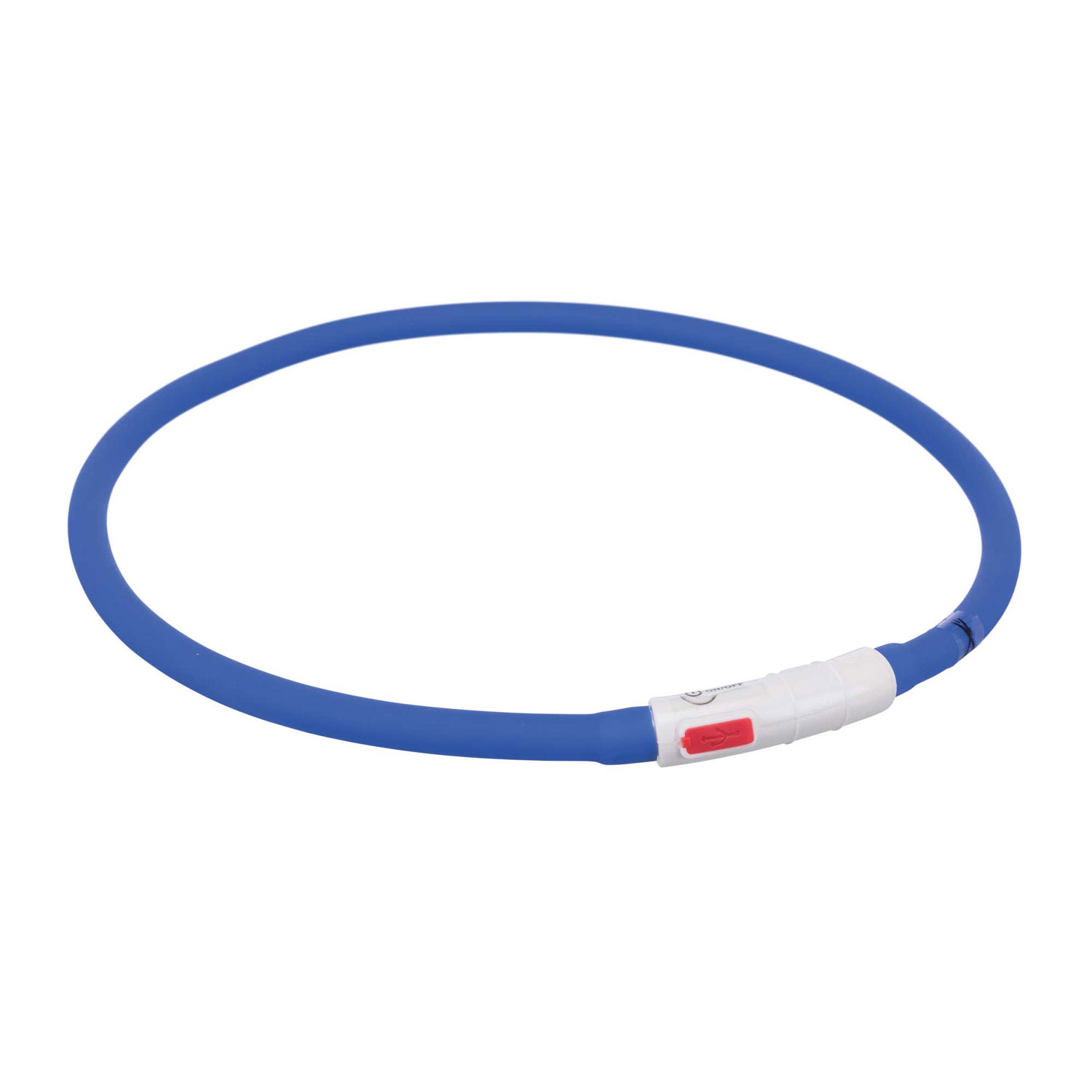 Aro Flash USB, Silicona, XS–XL, 70 cm/ø10 mm, Azul