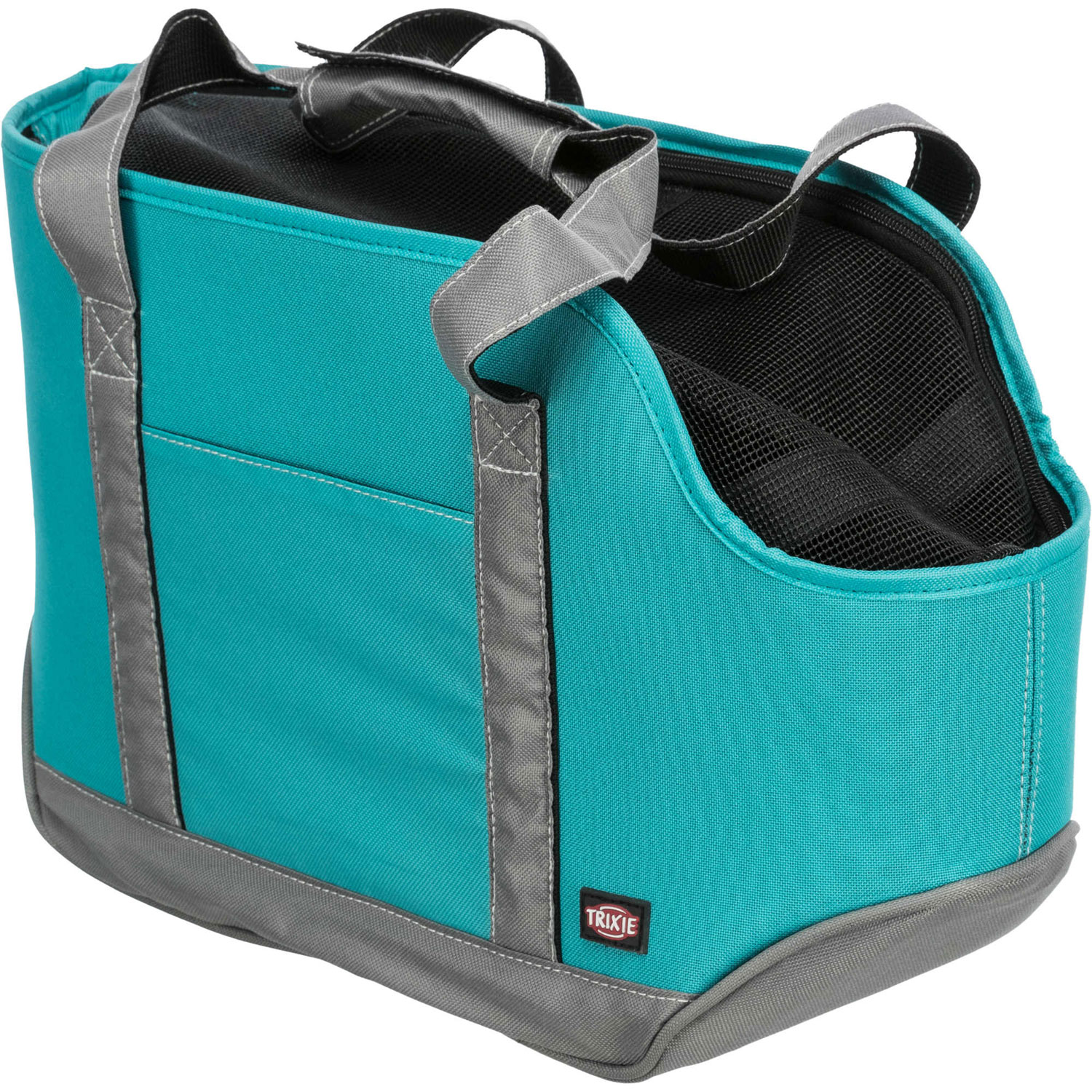 Bolsa Alea, 20 × 27 × 44 cm, Azul petróleo/Gris