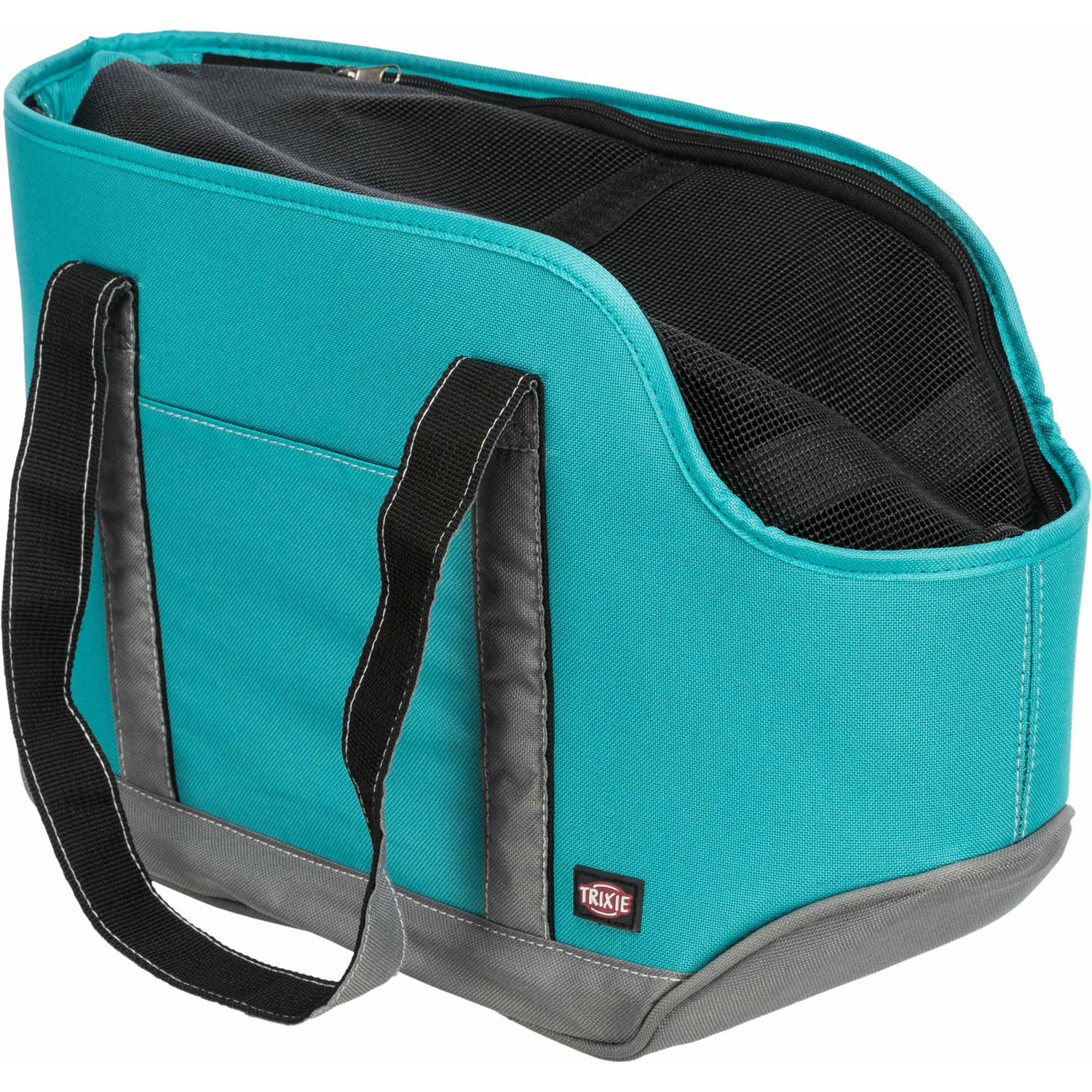 Bolsa Alea, 20 × 27 × 44 cm, Azul petróleo/Gris