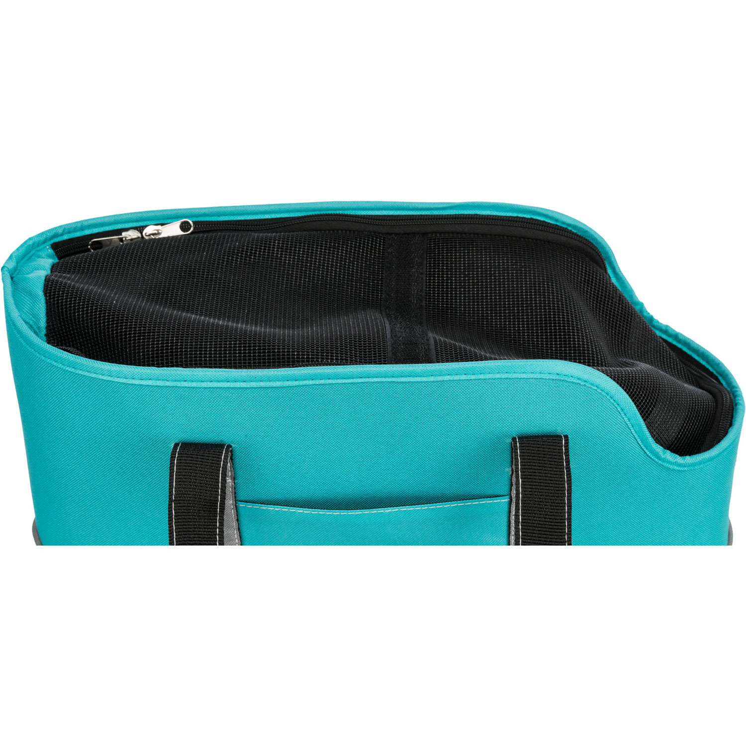 Bolsa Alea, 20 × 27 × 44 cm, Azul petróleo/Gris