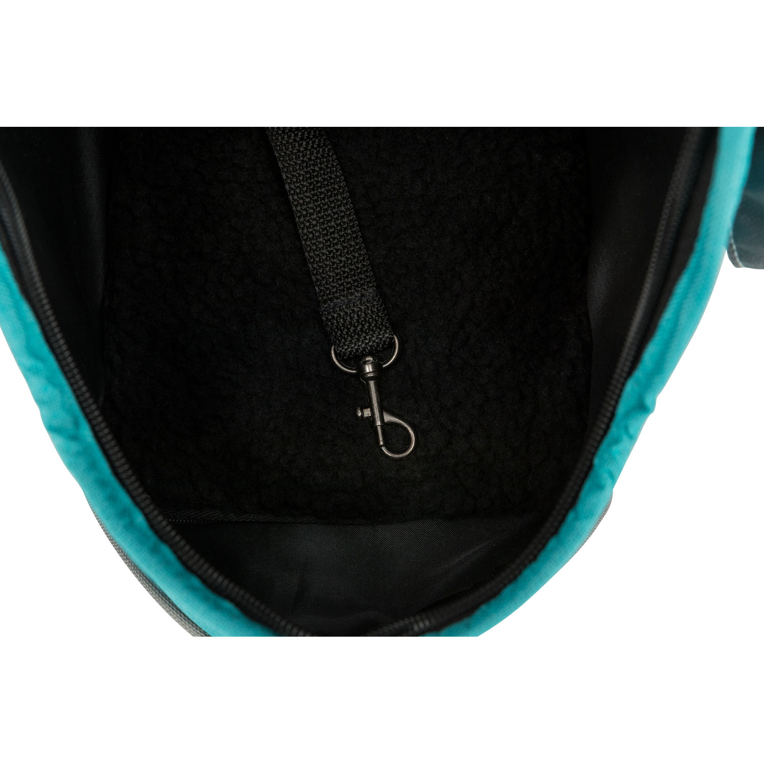 Bolsa Alea, 20 × 27 × 44 cm, Azul petróleo/Gris