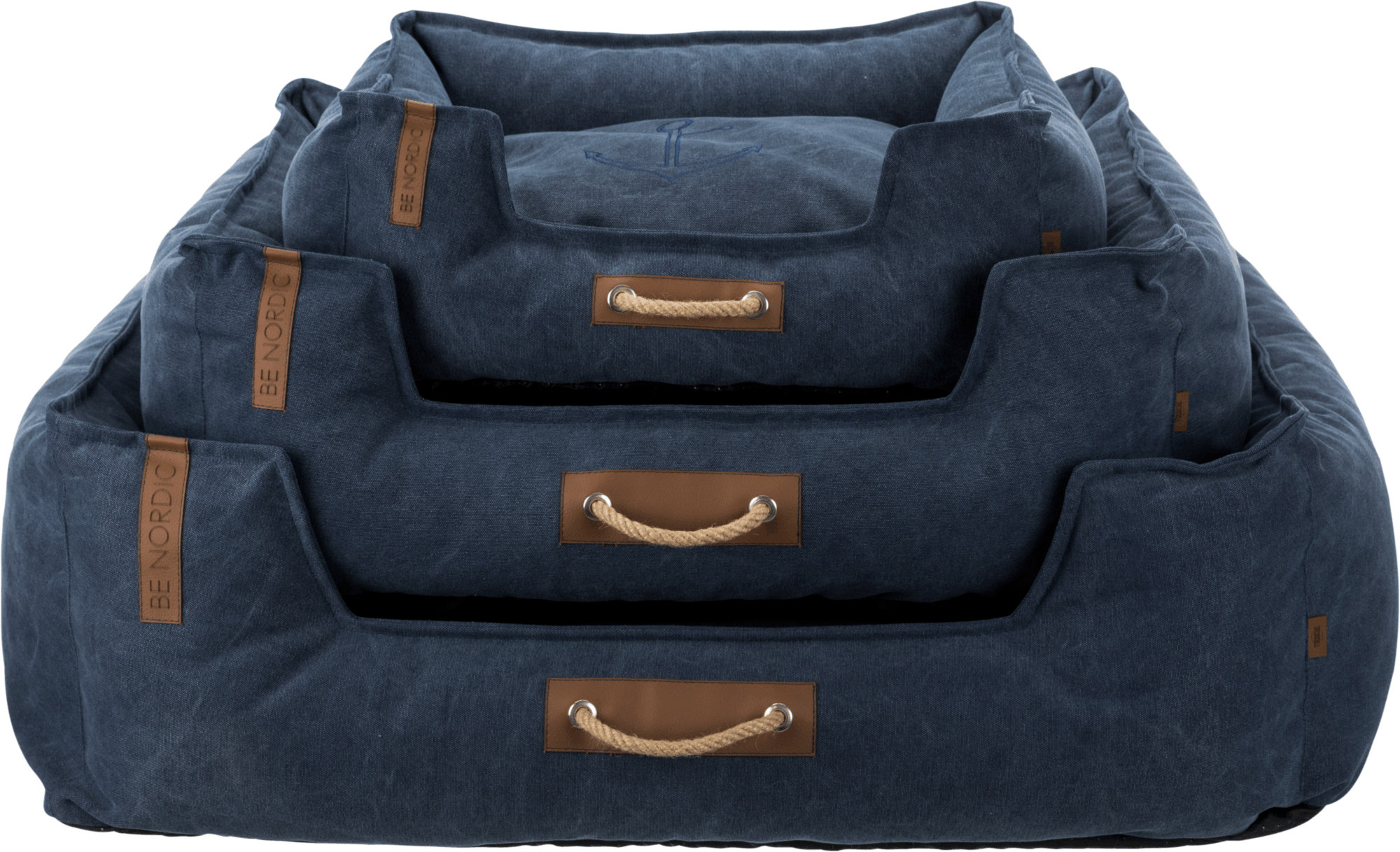 Cama Föhr Be Nordic, 60 × 50 cm, Azul oscuro