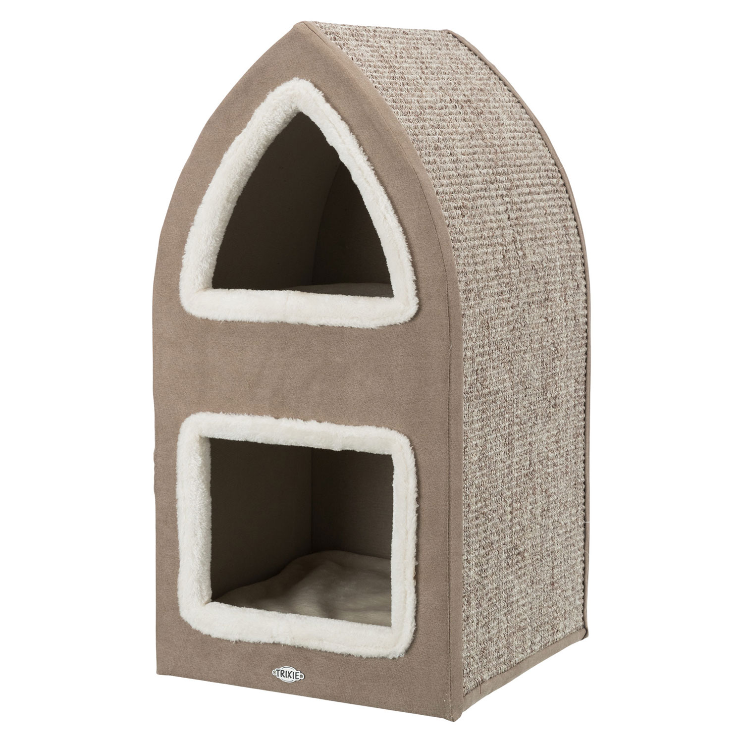 Torre Rascador Marcy, 75 cm, crema/marrón