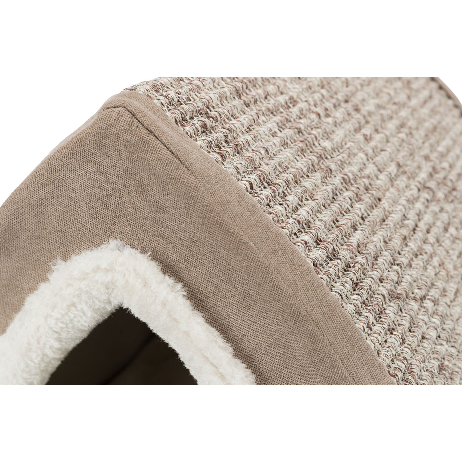 Torre Rascador Marcy, 75 cm, crema/marrón