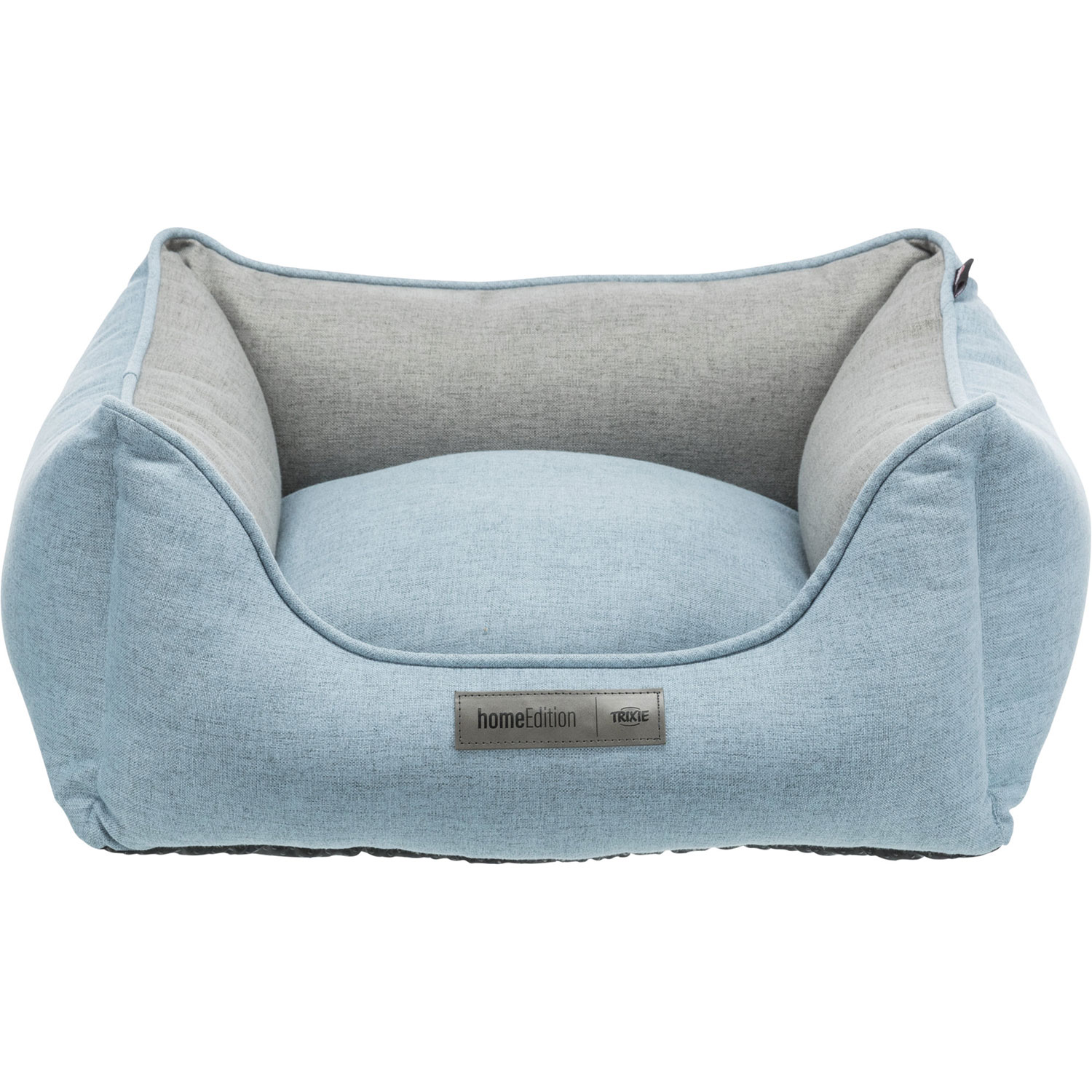 Cama Lona, cuadrado, 60 × 50 cm, Azul Claro/Gris