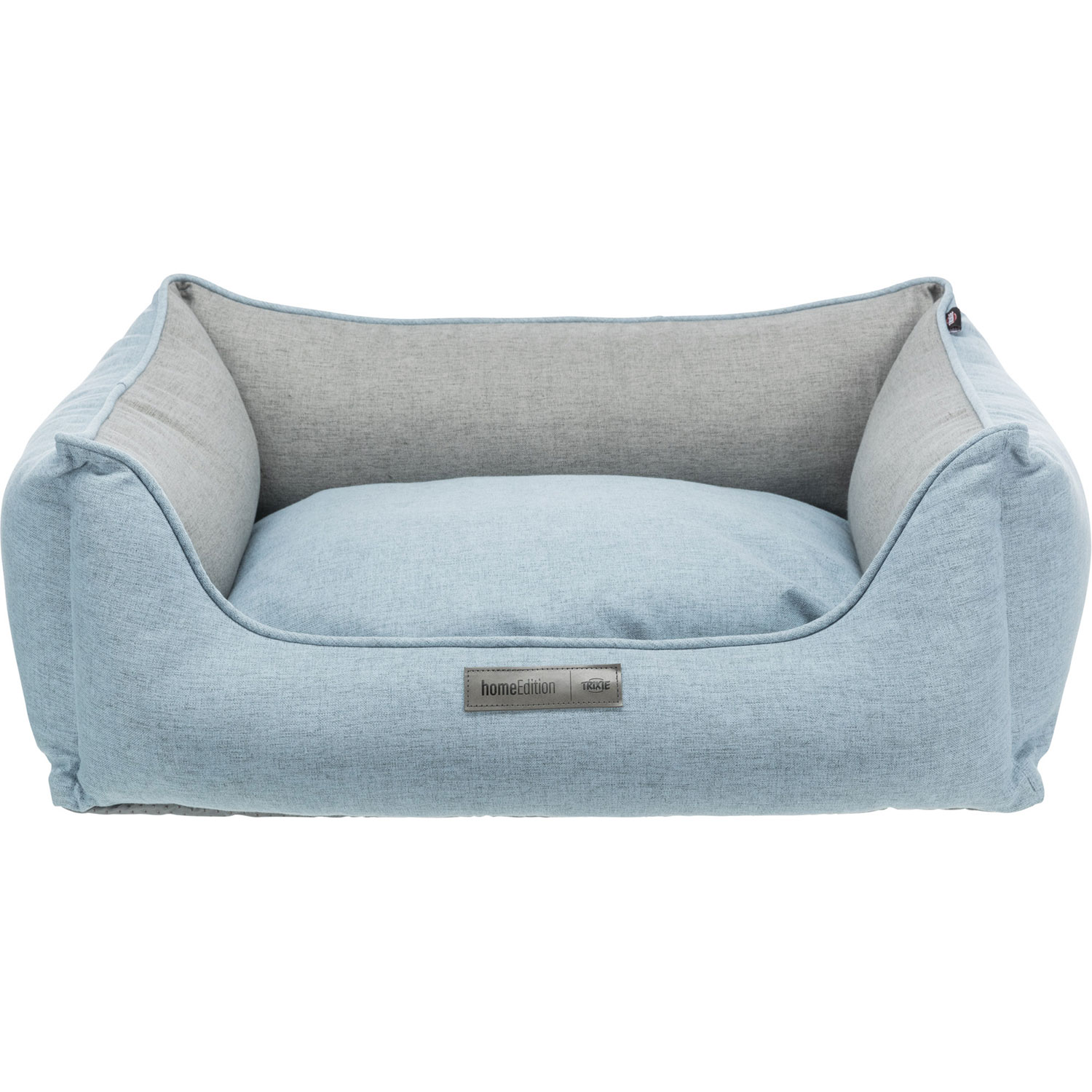 Cama Lona, cuadrado, 80 × 60 cm, Azul Claro/Gris
