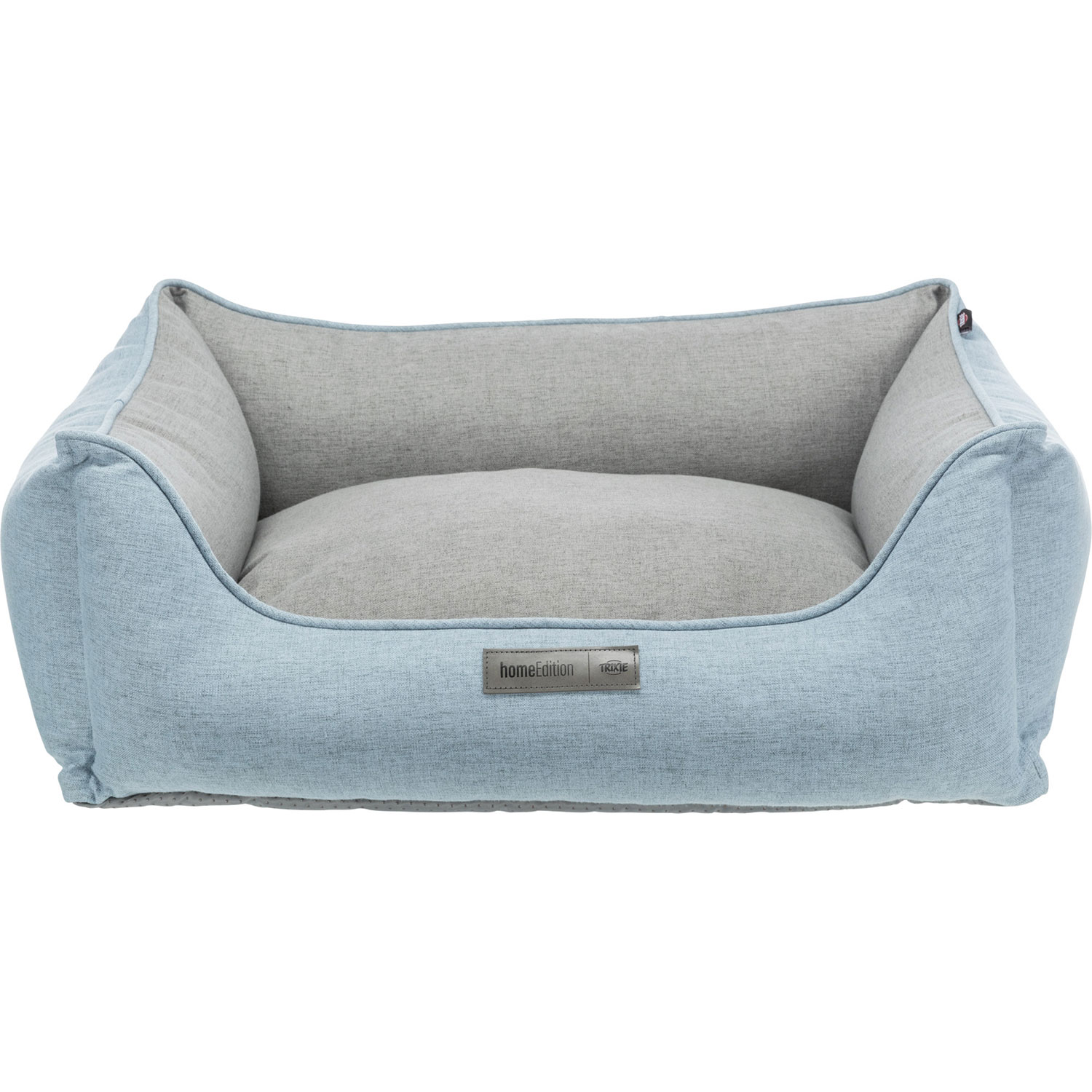 Cama Lona, cuadrado, 80 × 60 cm, Azul Claro/Gris