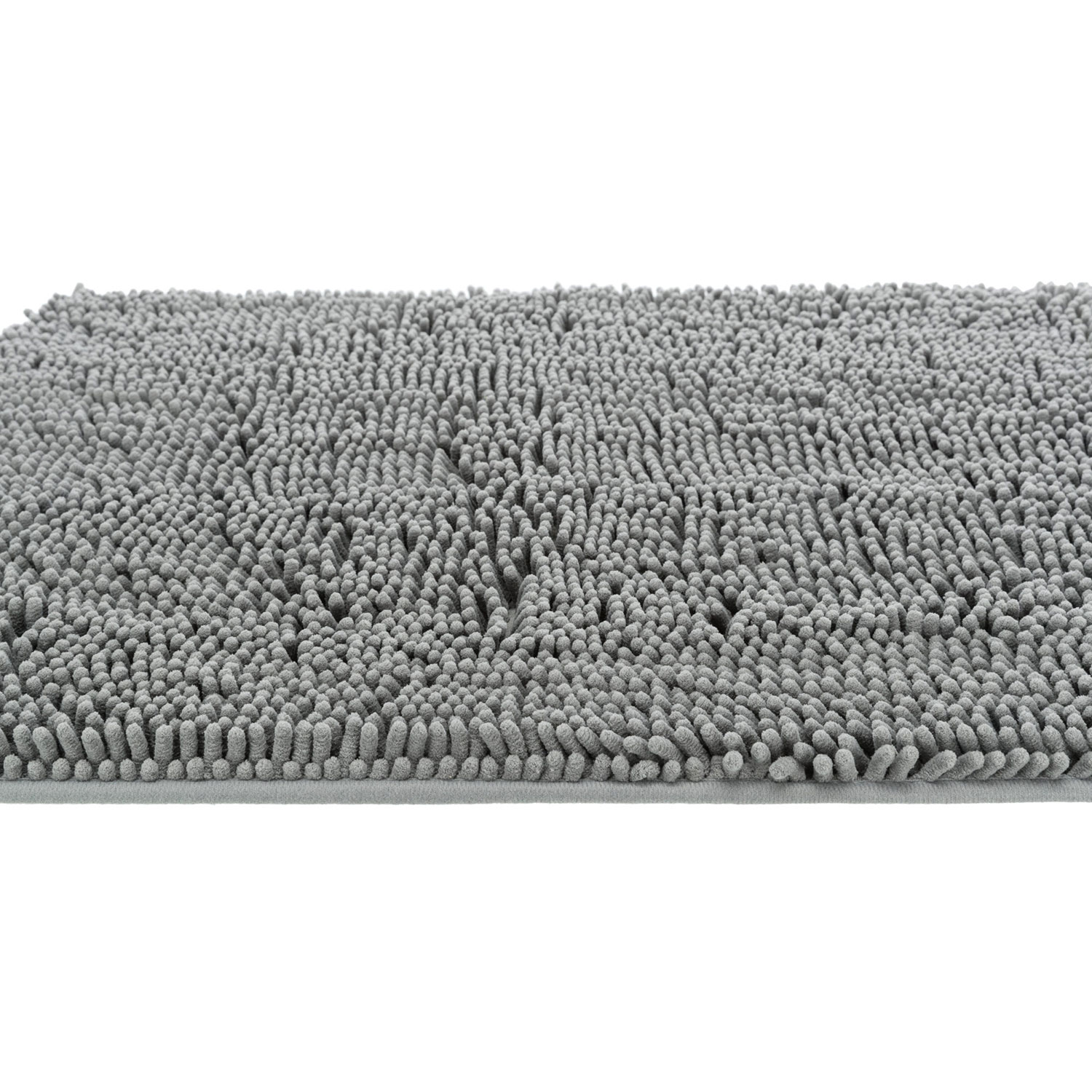 Alfombrilla Absorbe Suciedad, impermeable, 60 × 50 cm, Gris