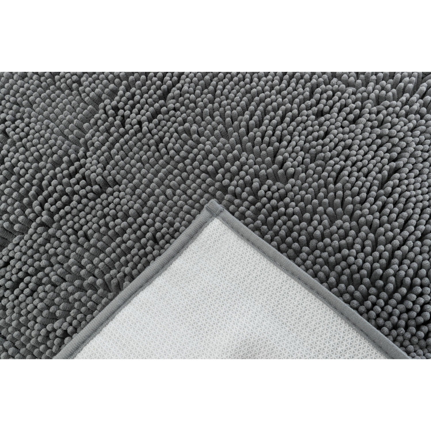 Alfombrilla Absorbe Suciedad, impermeable, 60 × 50 cm, Gris