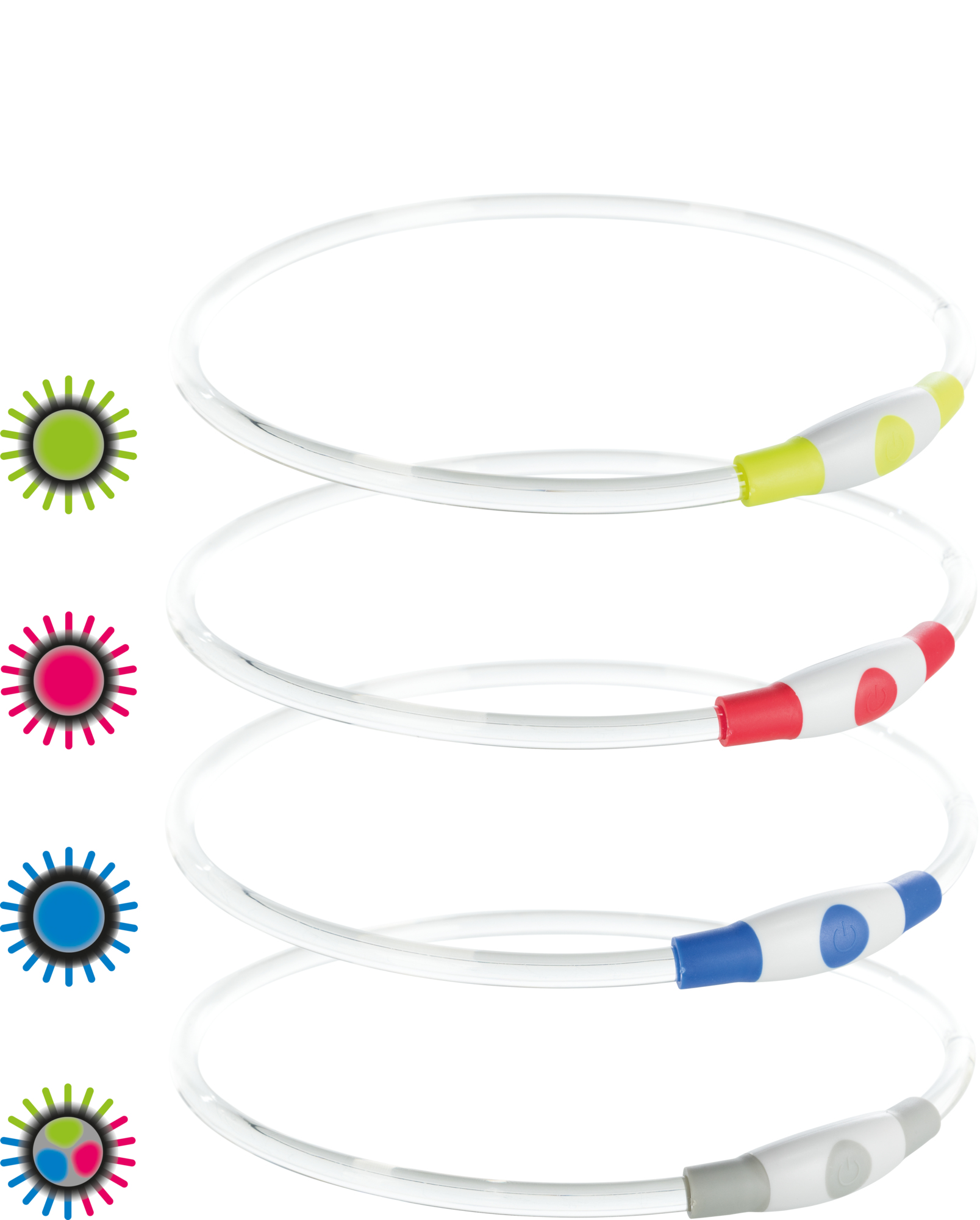 Anillo Luz Flash USB, S–M: 40 cm/ø 8 mm, Azul