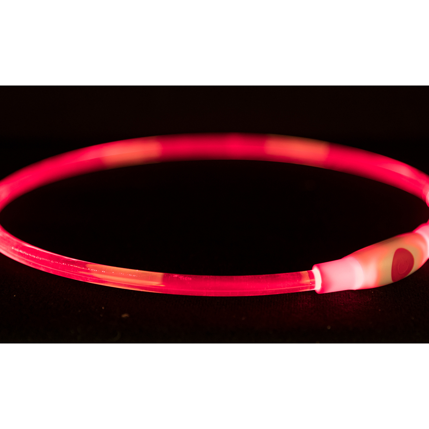 Anillo Luz Flash USB, S–M: 40 cm/ø 8 mm, Rojo